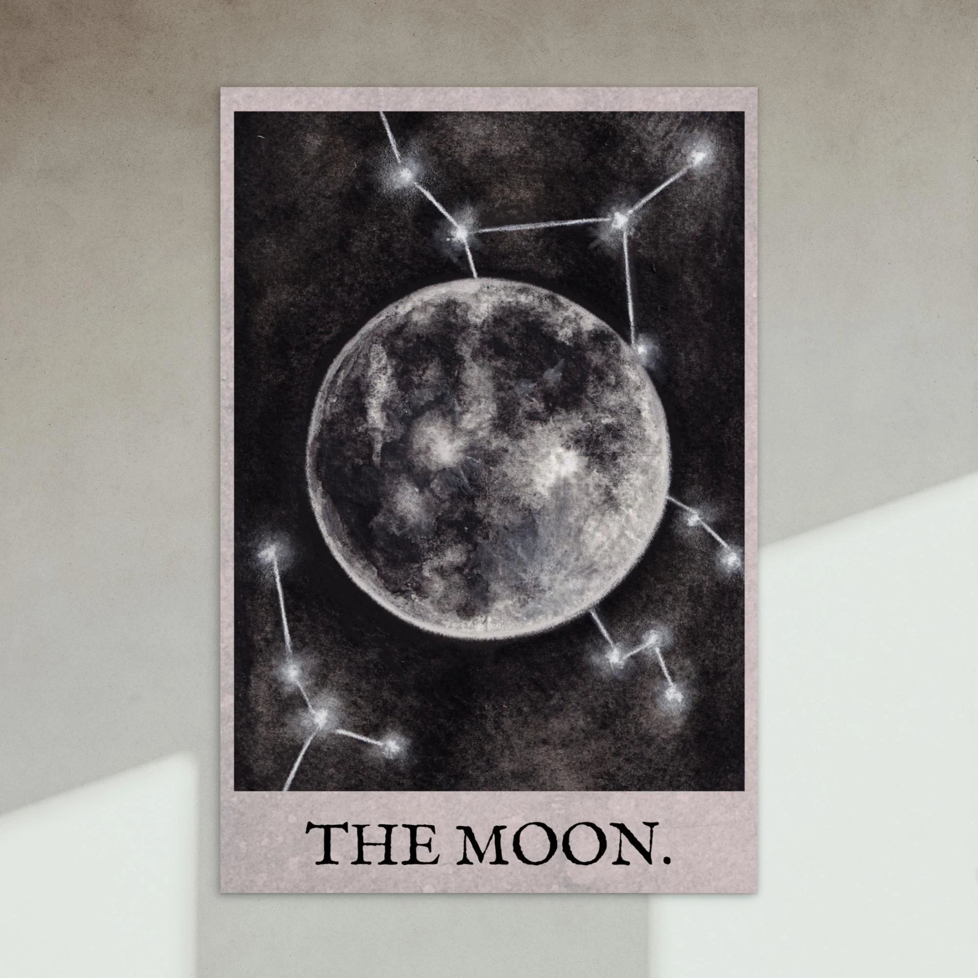 "Black Moon Tarot" Postcard print