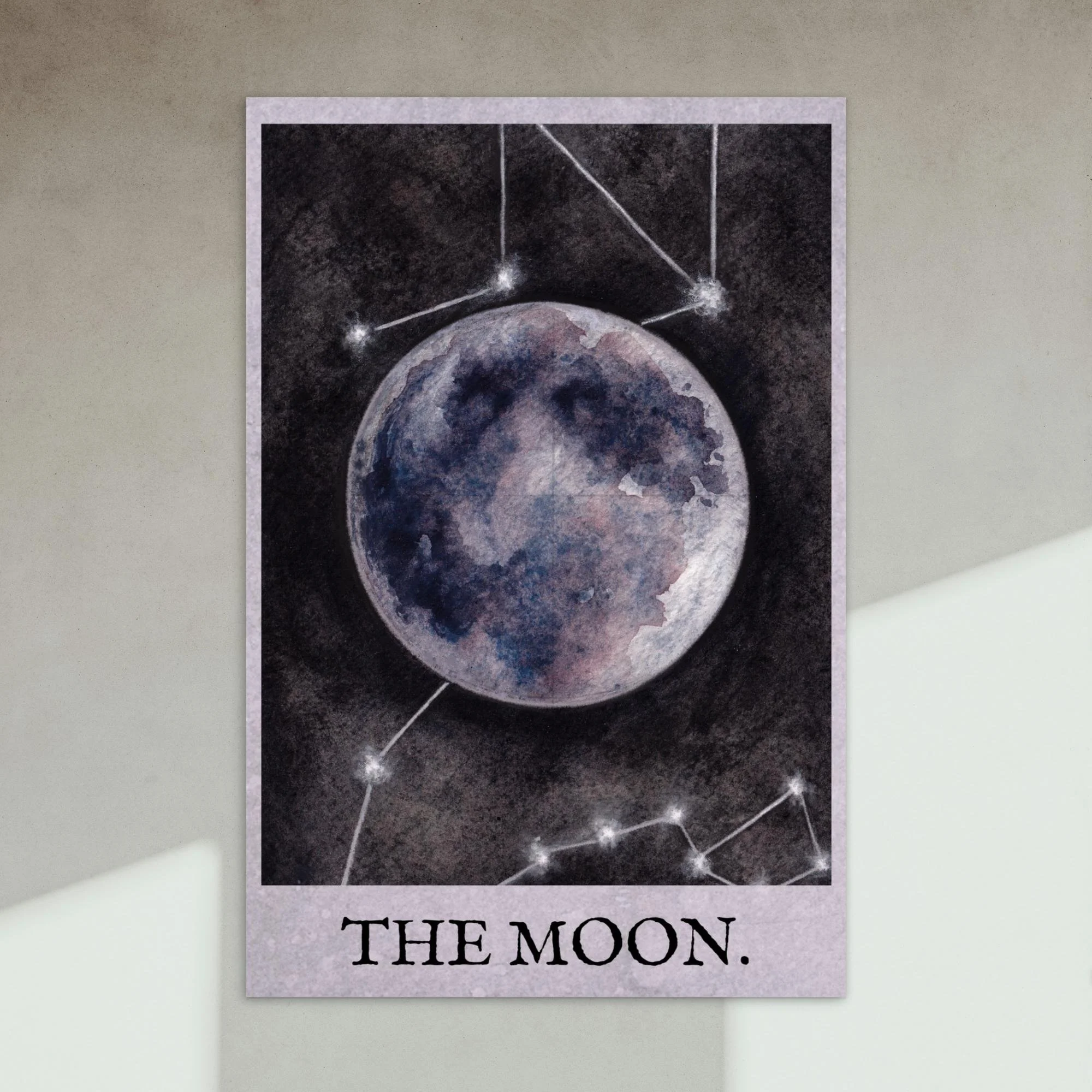 "Dusk Moon Tarot" Postcard print