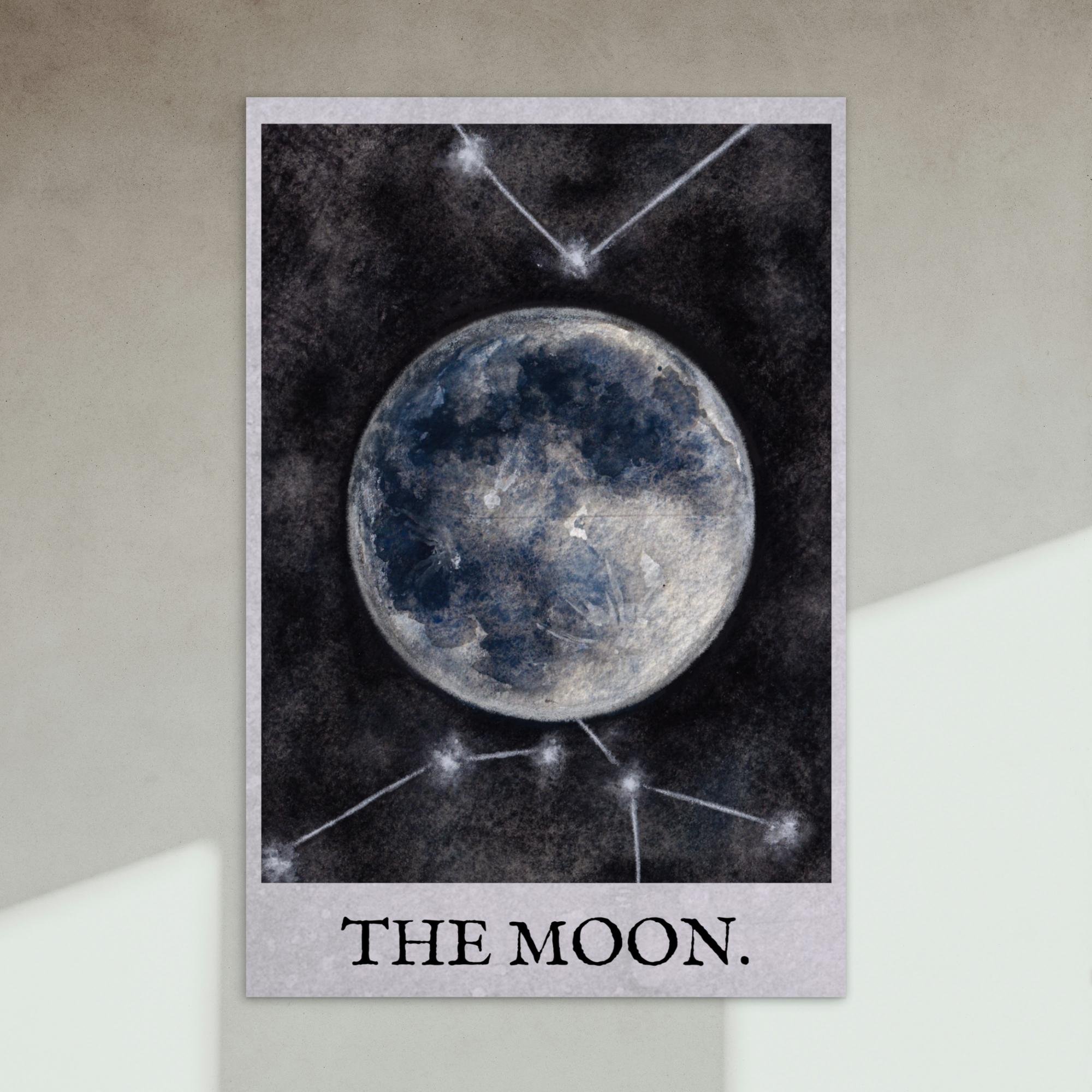 "Blue Moon Tarot" Postcard print