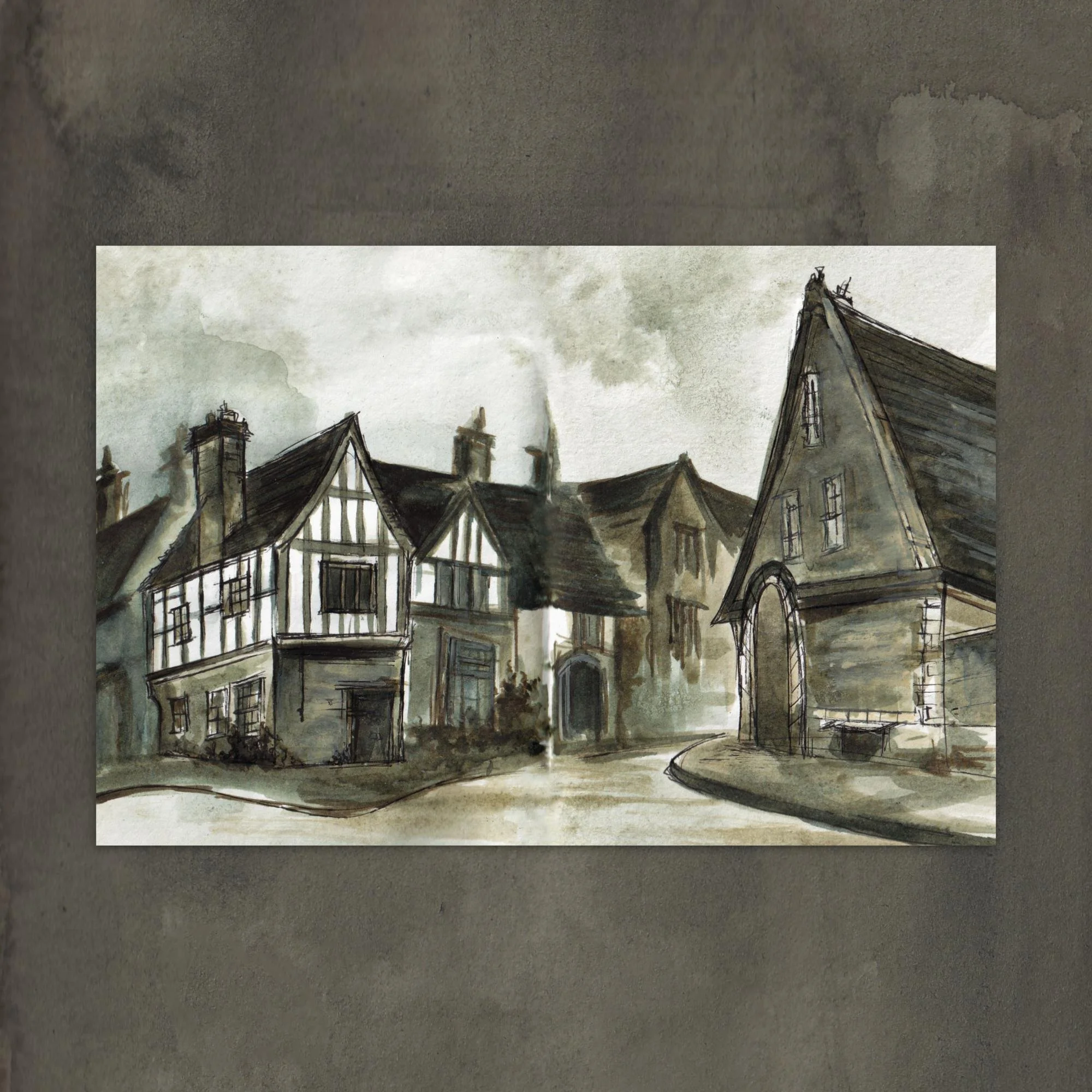 "Rye Street" Postcard print