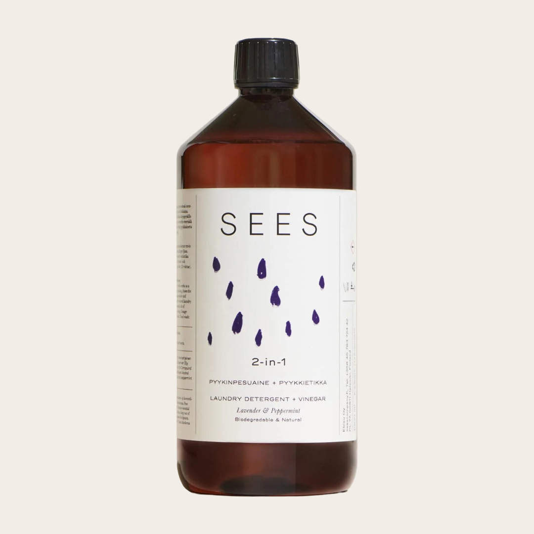 SEES 2-in-1 Pyykinpesuaine Pyykkietikalla Lavender & Peppermint