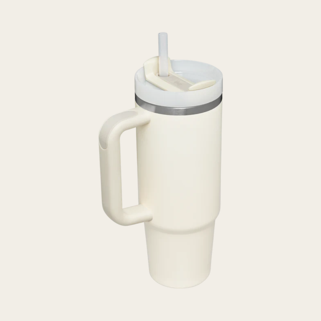 Stanley Quencher H2.0​ Tumbler - Cream 0.89L 2.png