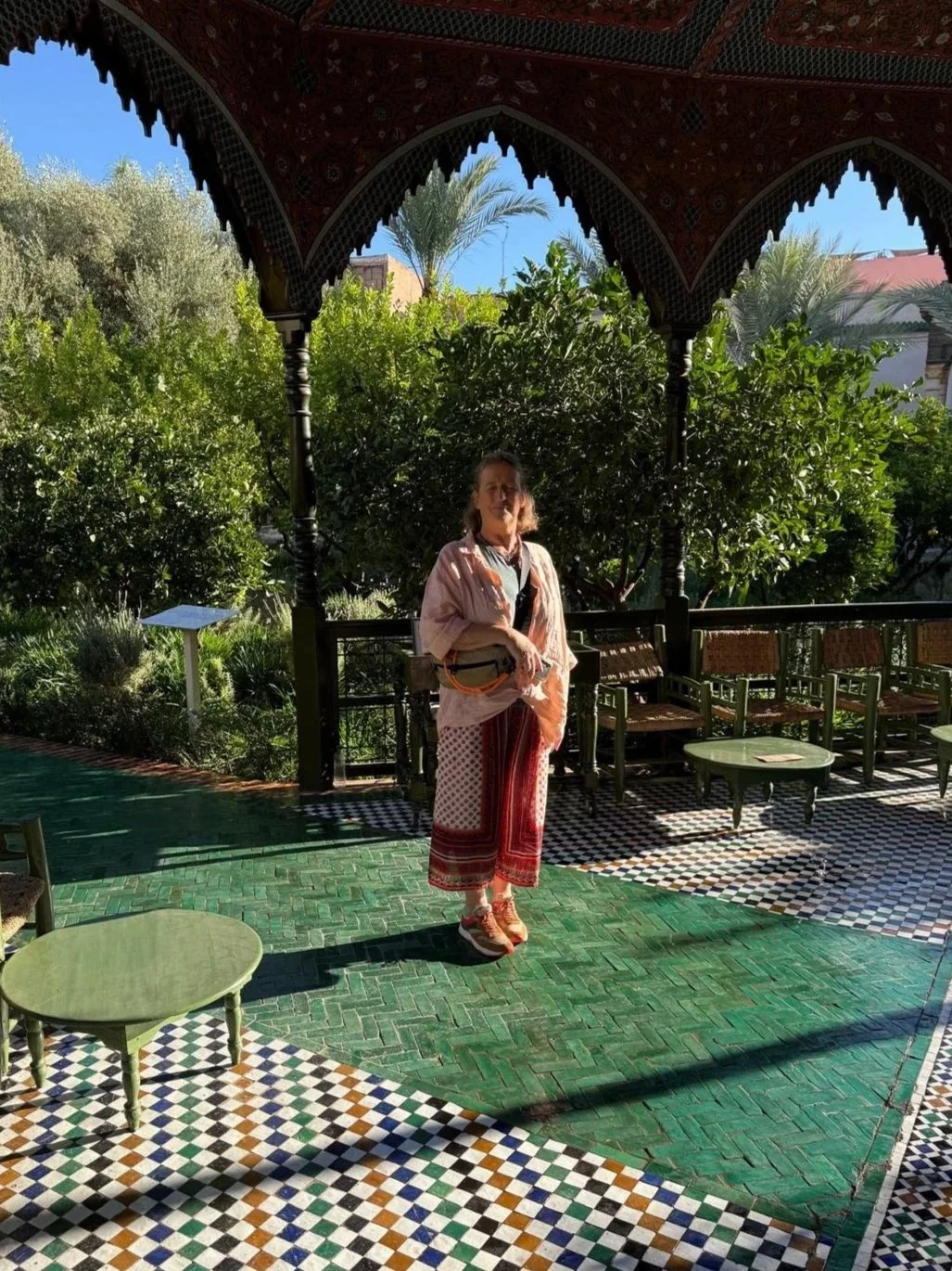 Sarah Sadler our teacher in Morocco