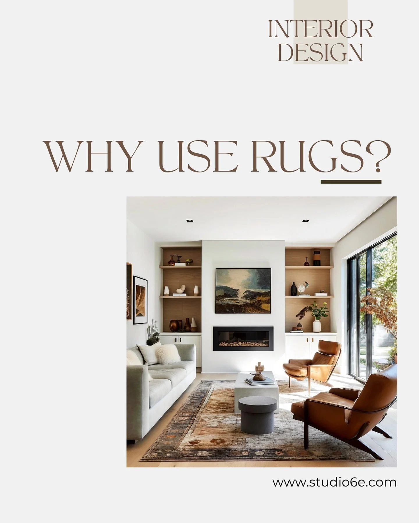 Here is why incorporating rugs can be a game changer in your Home&hellip;
Here is a small bonus tip&mdash;-
If you are investing in a rug, please make sure to look for a colour palette and materials that are versatile as you do it want to regret with