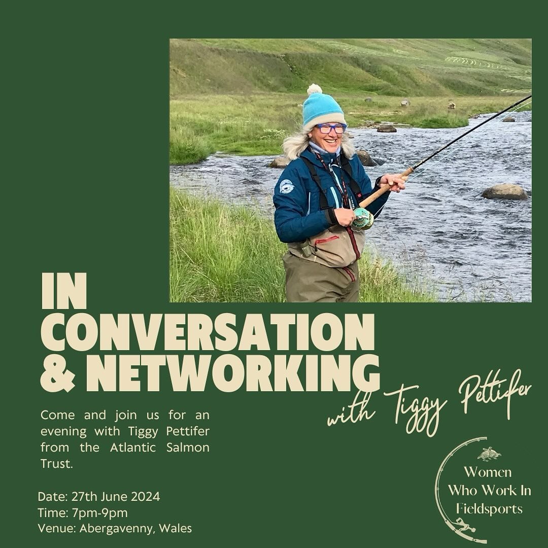 We are delighted to open booking for our next event in Wales, head over to our website to book your place at our In Conversation and Networking event with Tiggy Pettifer from the @atlanticsalmontrust. 

Tiggy will share insights from her career, disc