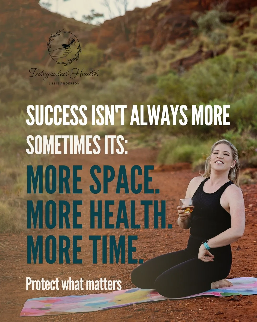 For years I thought success meant:

more clients
more work
more goals
more achievement

But lately I've been wondering...

What if success also looks like:

✨ eating dinner with your family
✨ having energy at the end of the day
✨ sleeping well
✨ movi