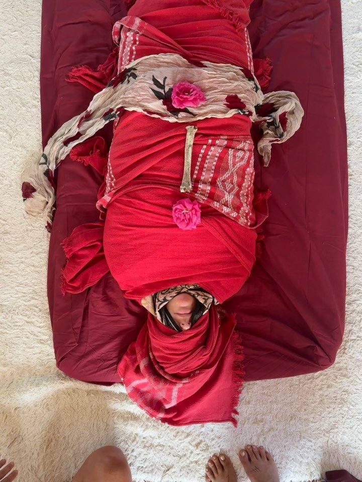 Closing of the Bone or sacred wrapping ritual 

With its roots into Mexican midwifery, this is hands down along the most powerful rituals I have ever received or served.

Originally this ritual was from women for women after the 40 days of sacred pos