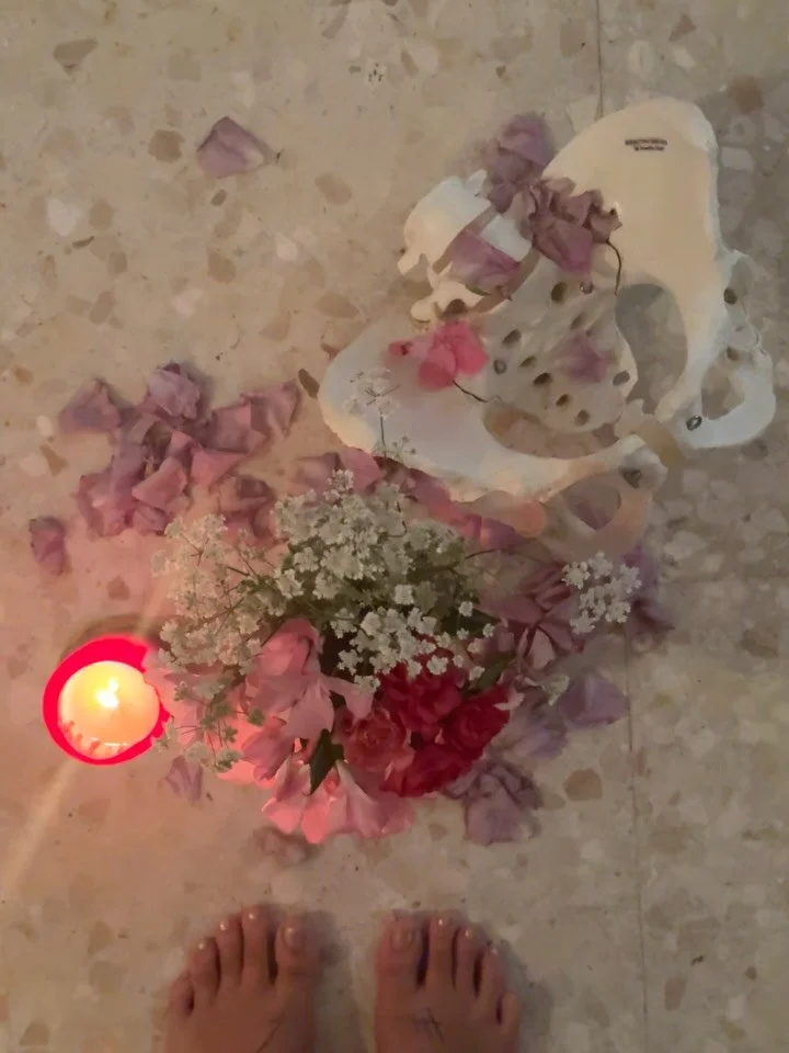 At the feet of the goddess I kneel
To the most holy altar of women I tend

Her womb is the most holy chamber 

In her, all whatever has been is held
All what will be, becomes a loving guiding voice

When treated with reverence 
When listened to in de