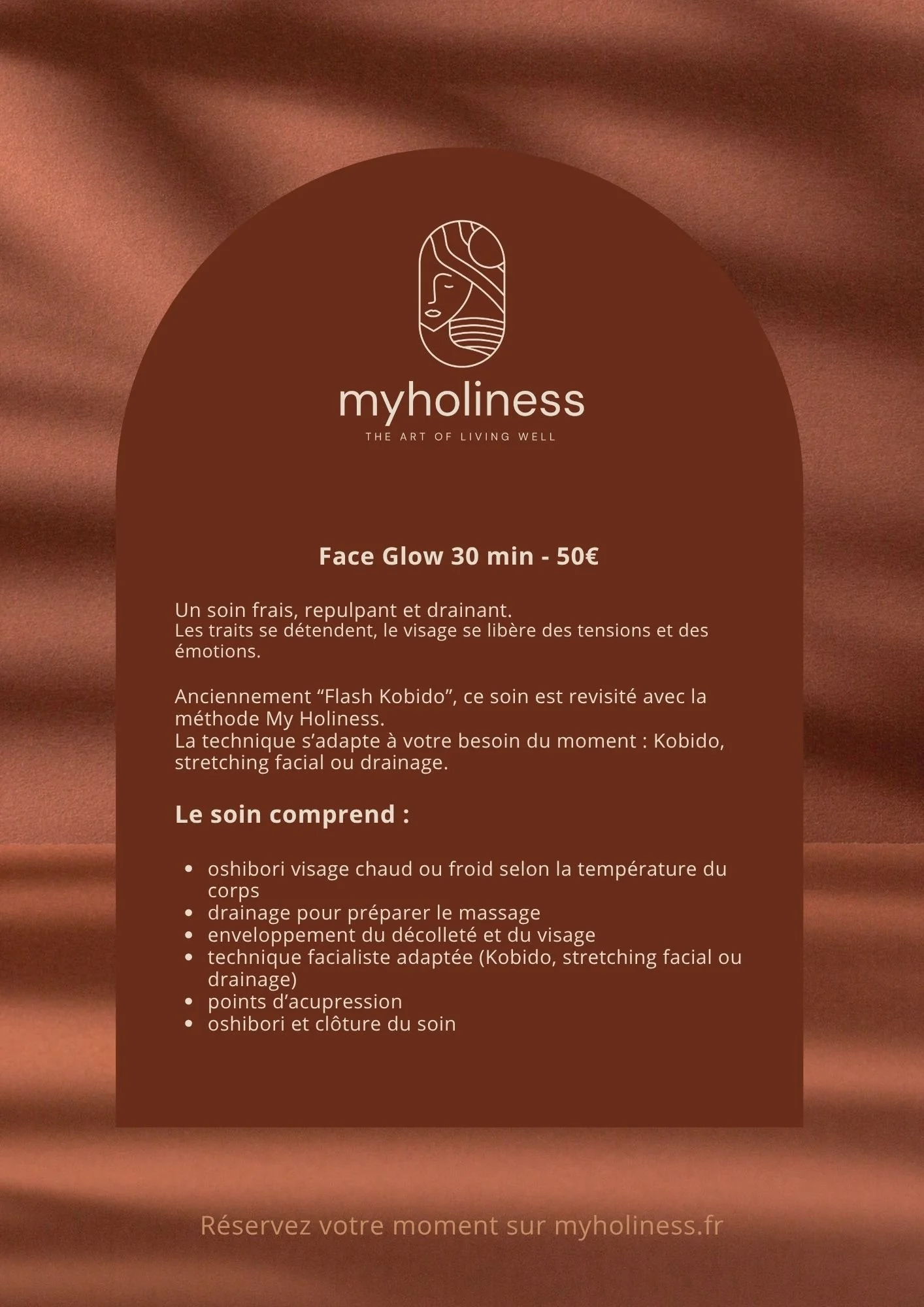 MY HOLINESS — FACE GLOW 30 min 50€