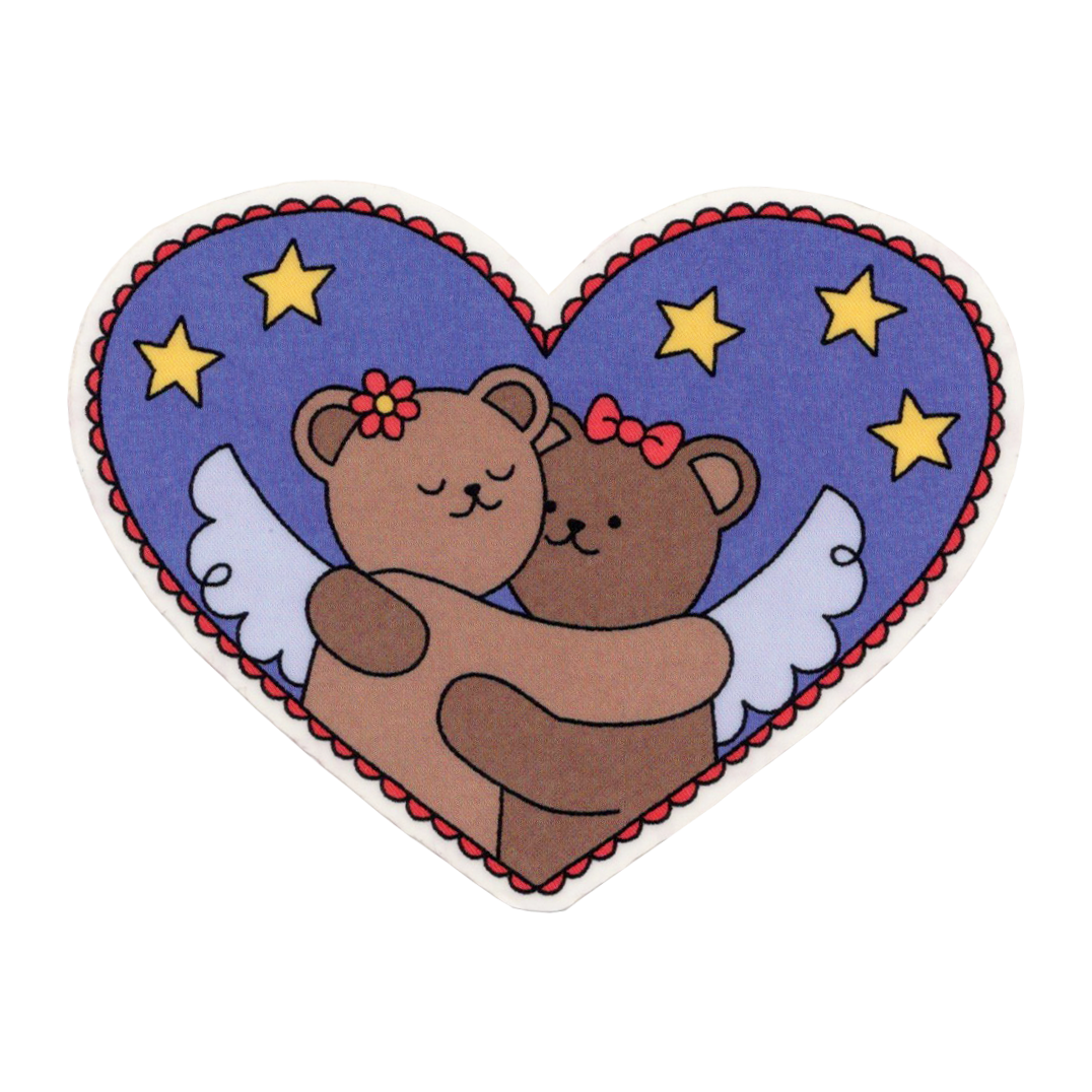 Fairy Bears Clear Vinyl Sticker