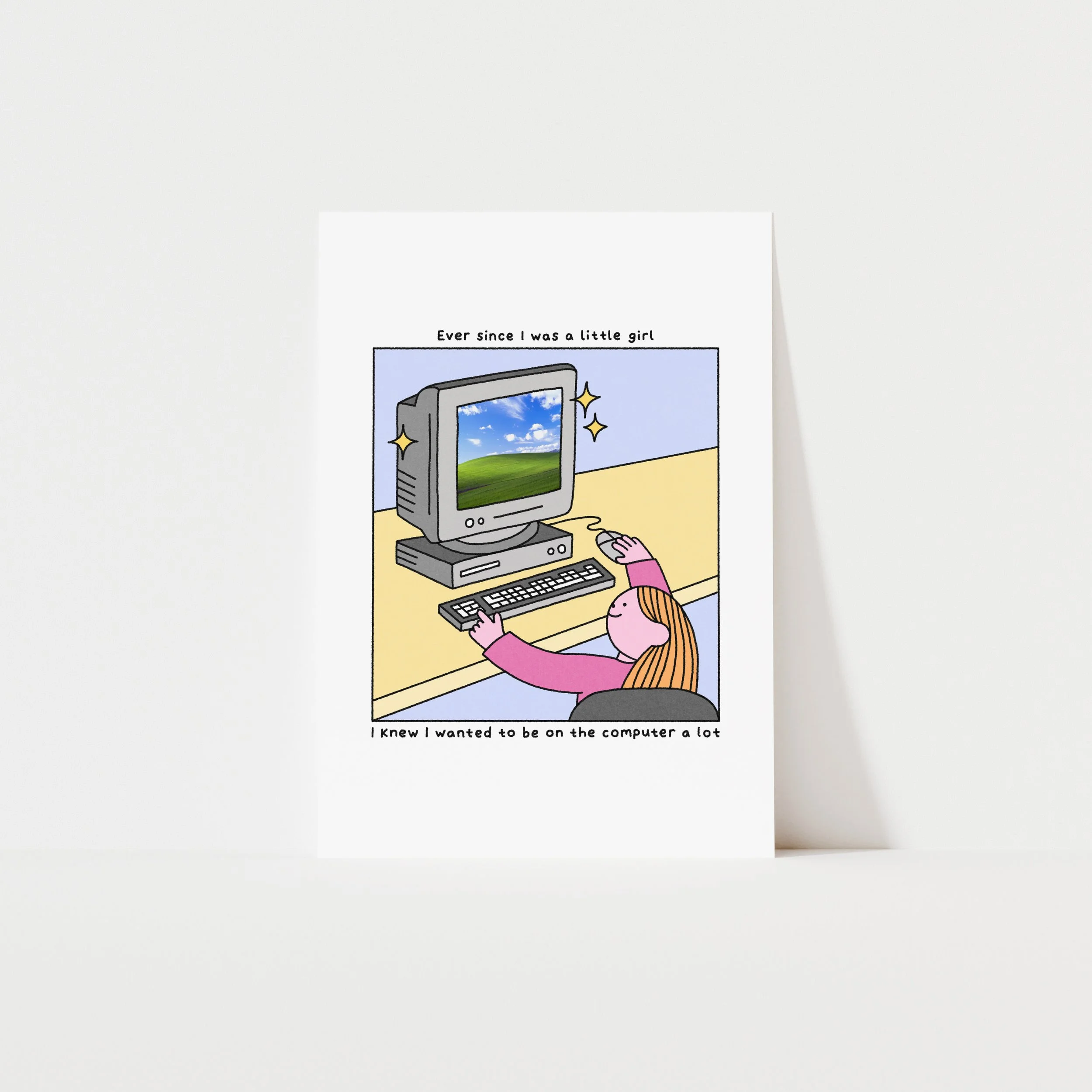 Computer - A5 Art Print