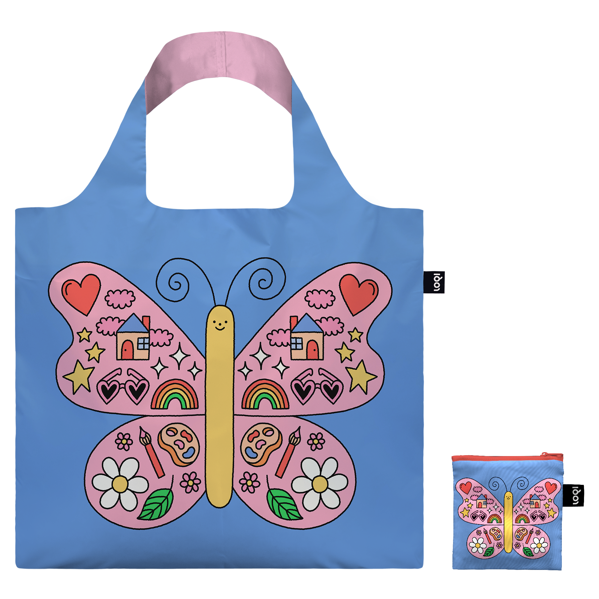 CU.DR.372-LOQI-rosie-pink-rose-tinted-butterfly-bag-with-zip-pocket-back.png