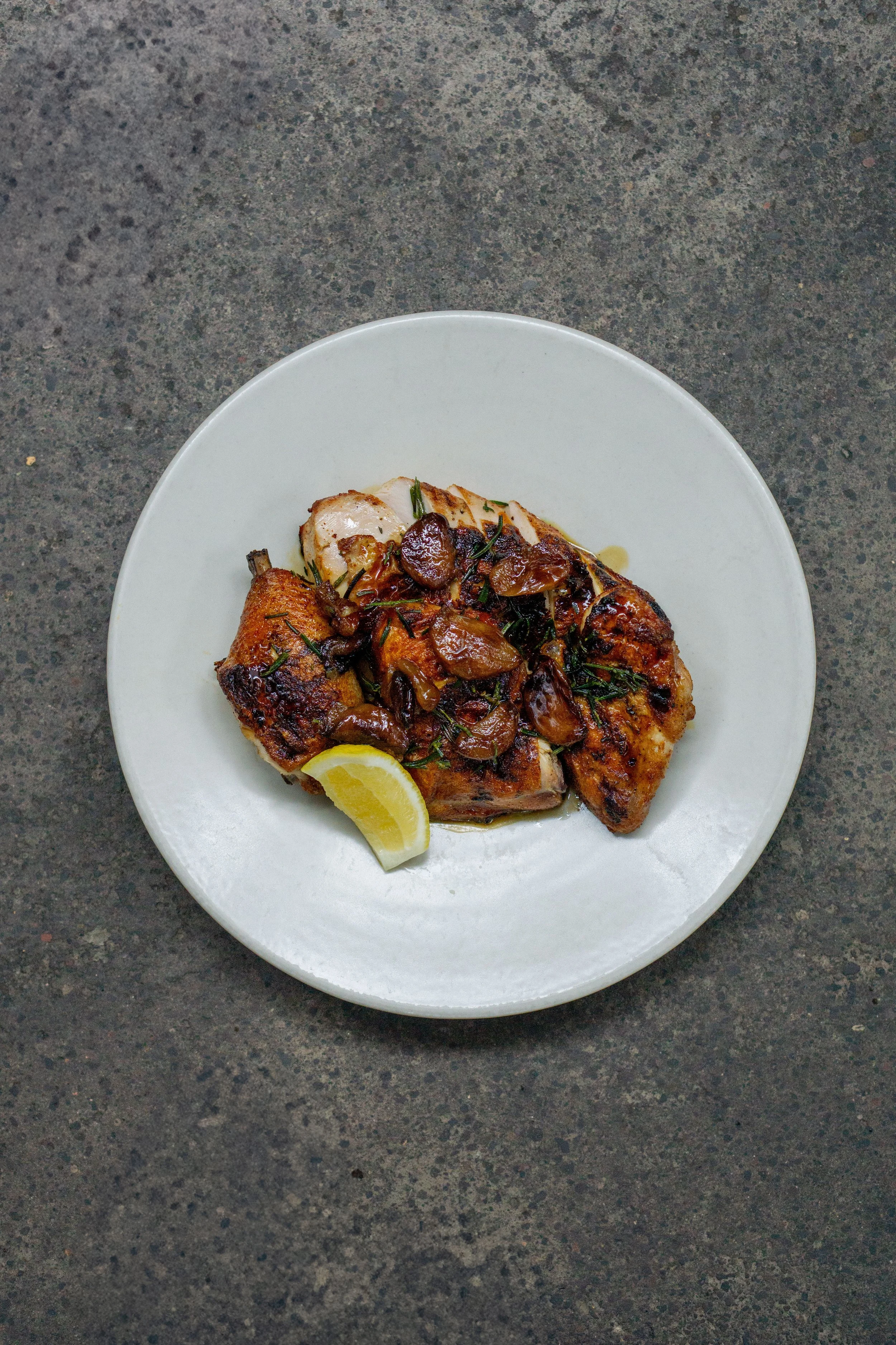 Charcoal Chicken at MASONRY. Japan, Niseko
