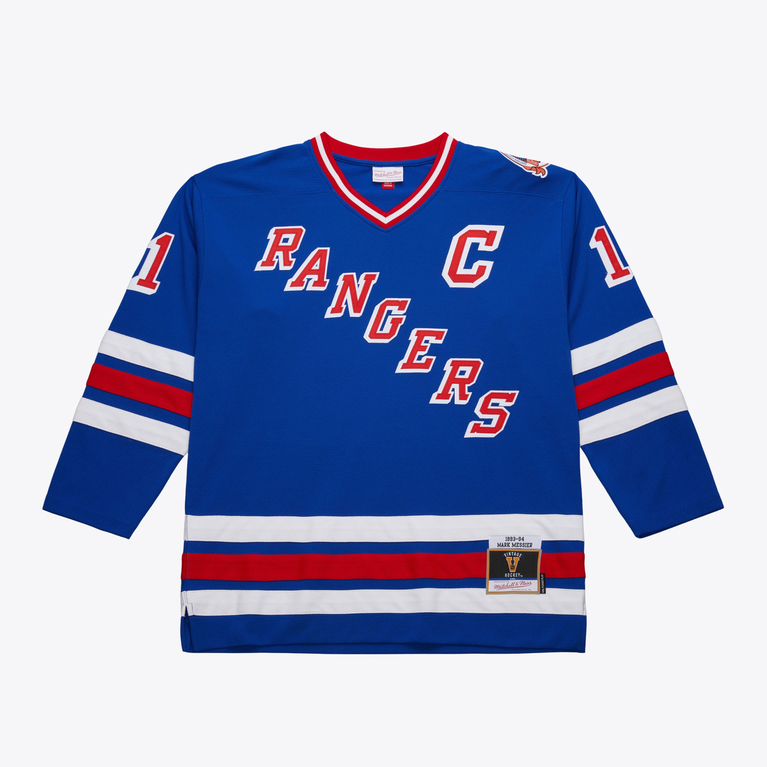 Mitchell & Ness Men's Mark Messier Blue New York Rangers 1993/94 Power Play Player Jersey