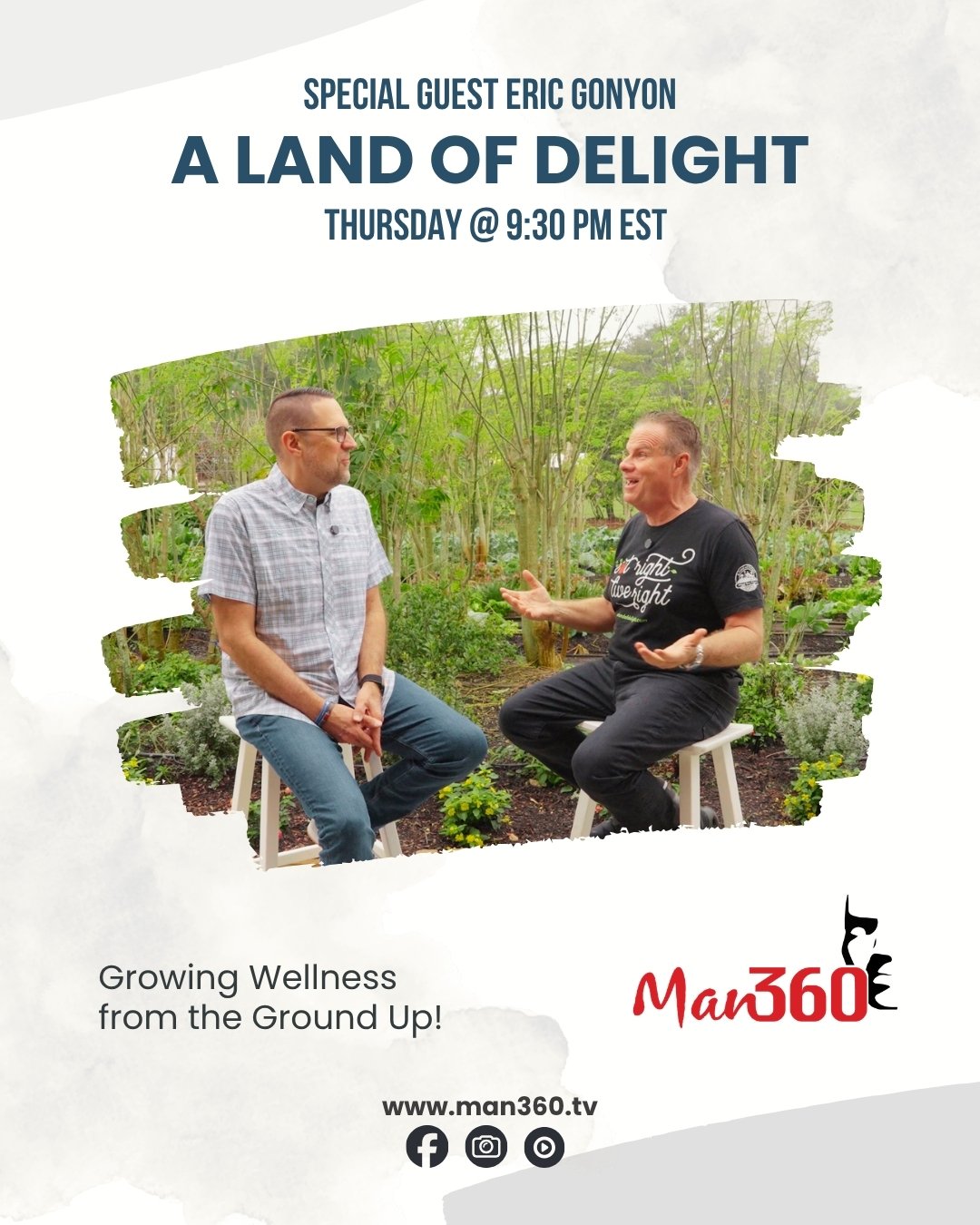 🌿 Ready to take your health to the next level&mdash;naturally?
Join Brian on this episode of Man 360 as he visits A Land of Delight farm in Plant City, where Eric and Jennifer Gagnon share how faith, nutrition, and sustainable farming come together 
