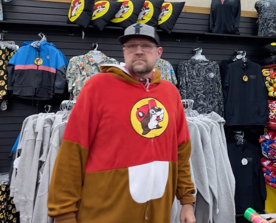 Trying Out the Bucee's Onsie