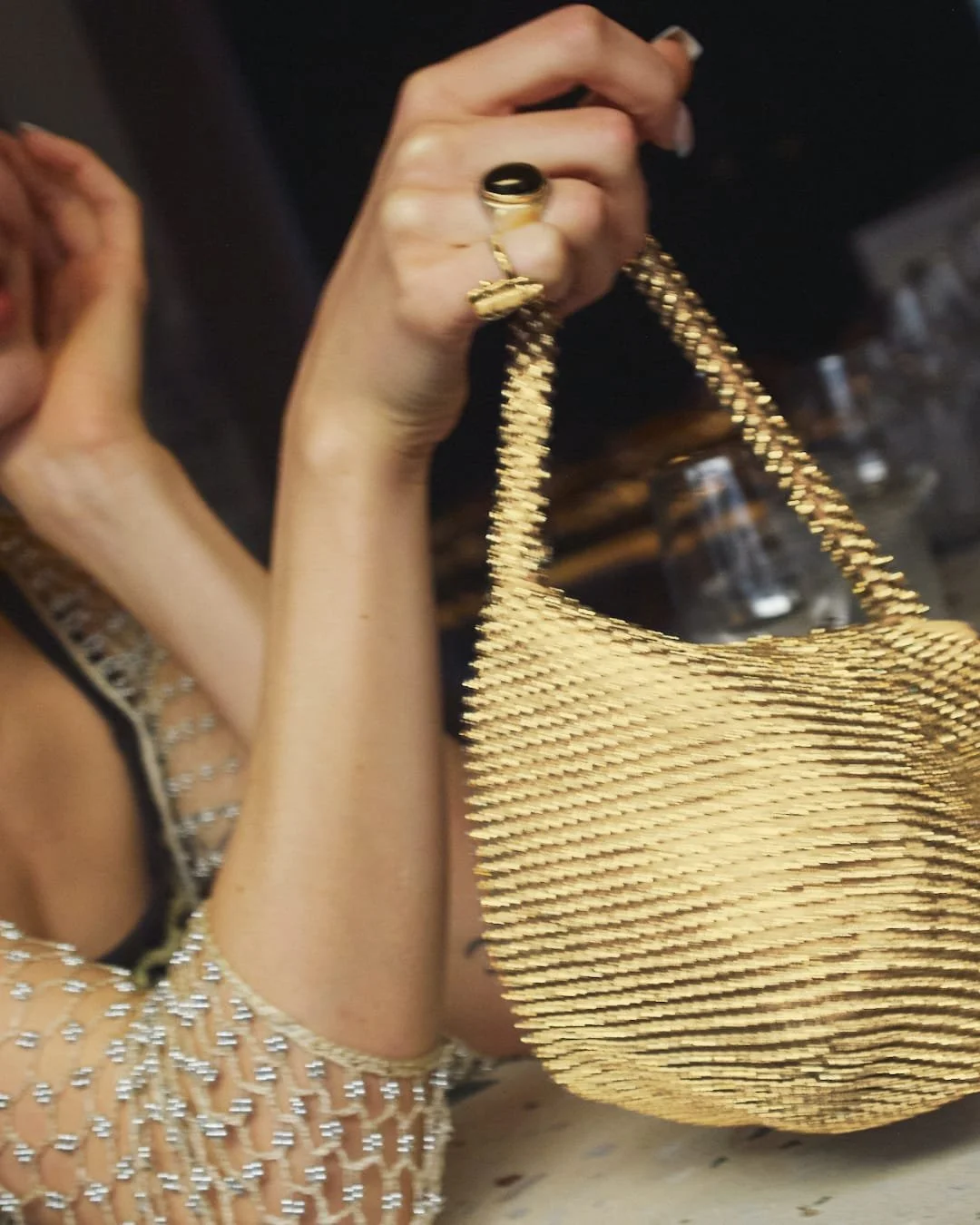 Gold on gold on gold.

There's no such thing as too much

when it's the real thing.