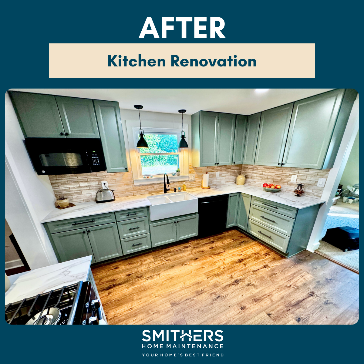 Smithers Home Maintenance Kitchen Renovation Maumee After 2.png