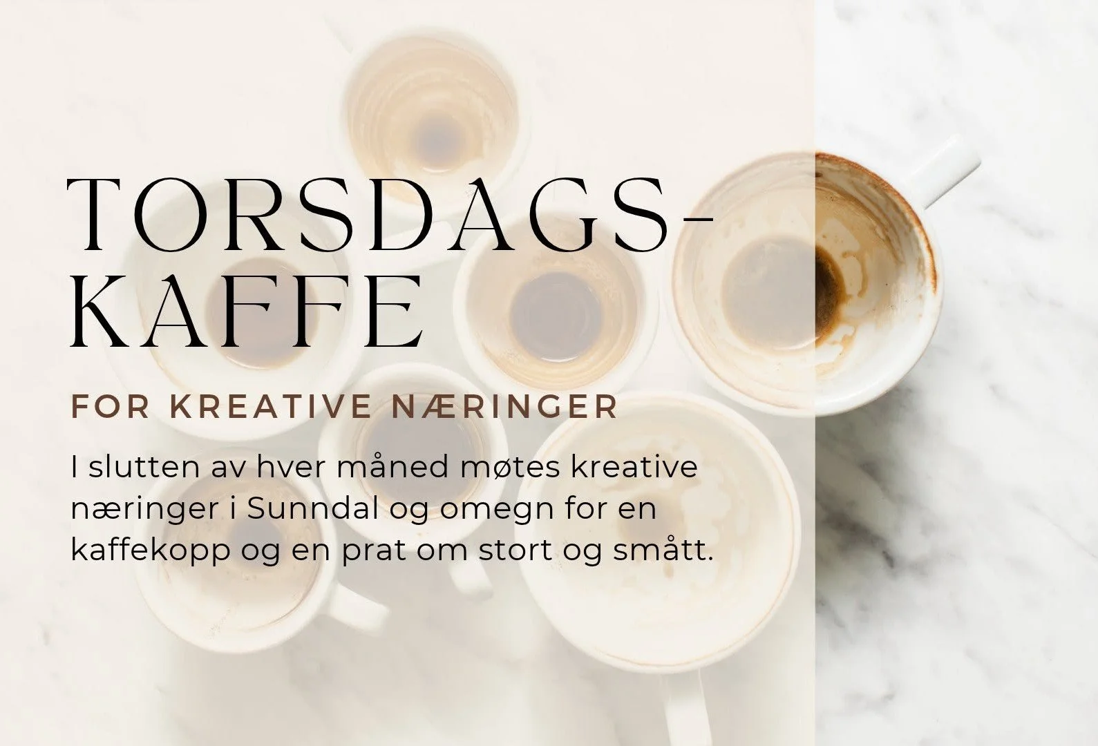 Torsdagskaffe for kreative næringer