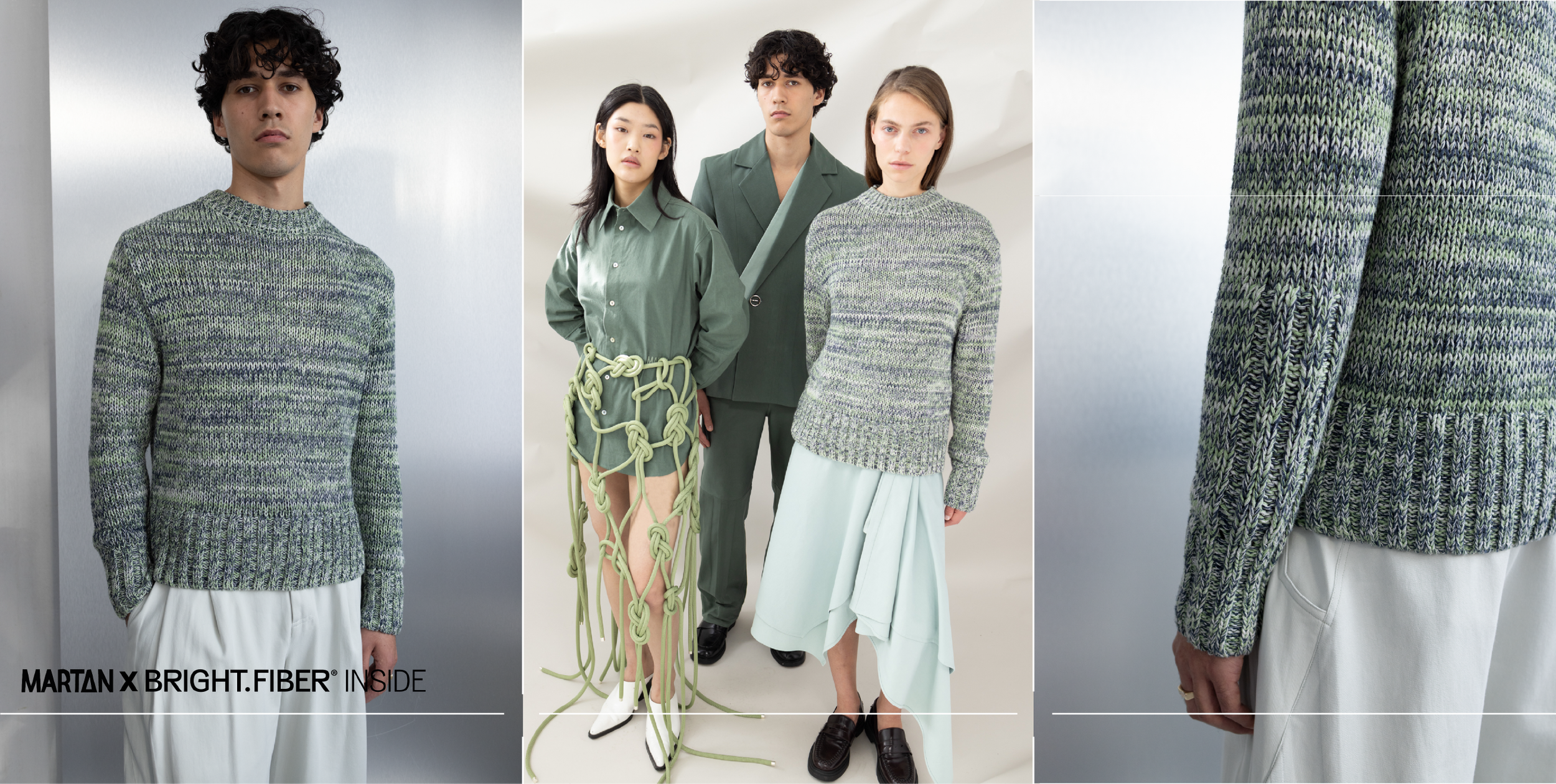 Brightfiber en MARTAN lanceren eerste iconische circulaire knitwear-lijn