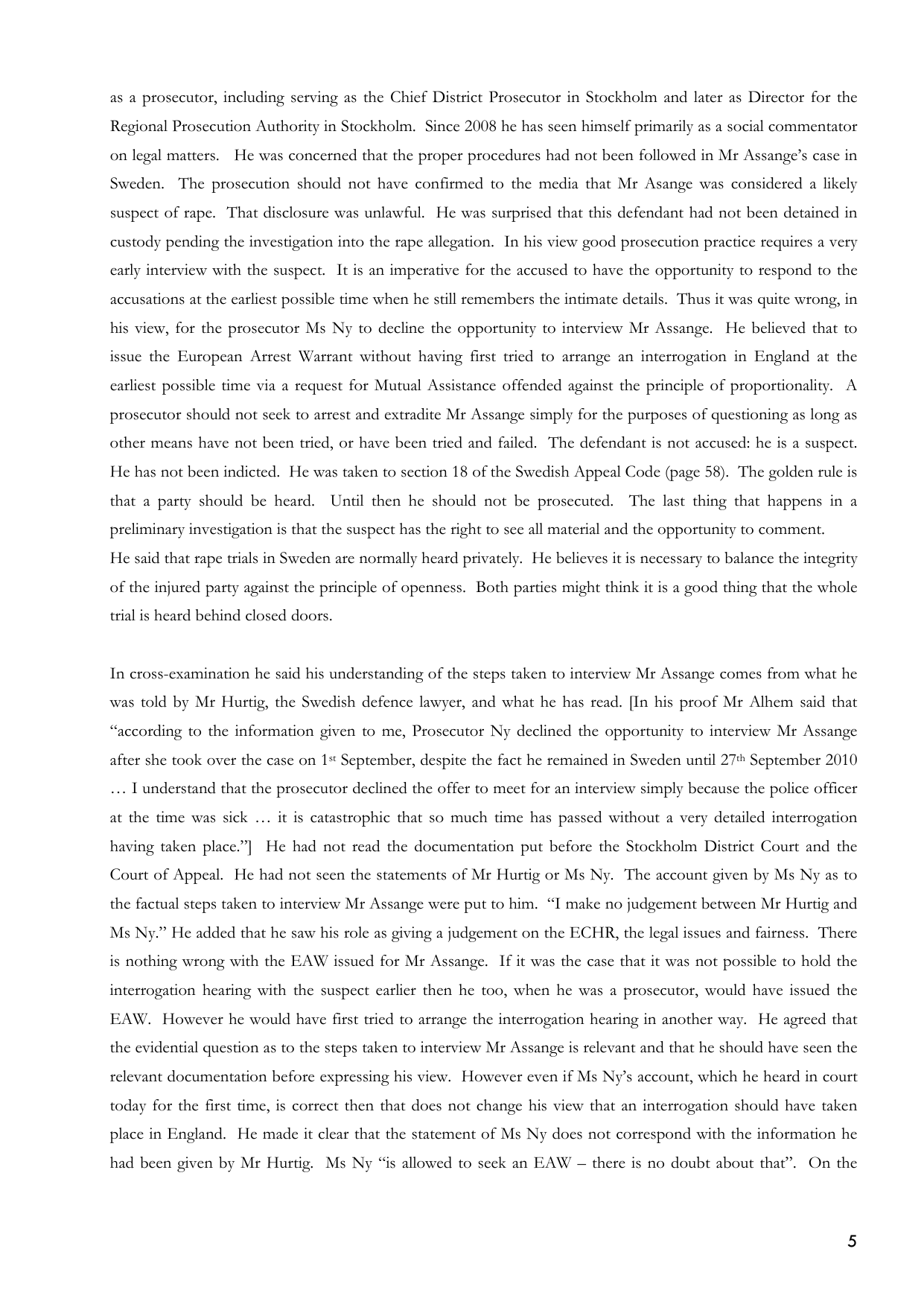 5_Extradition Request of Julian Assange to Sweden 2011-05.png
