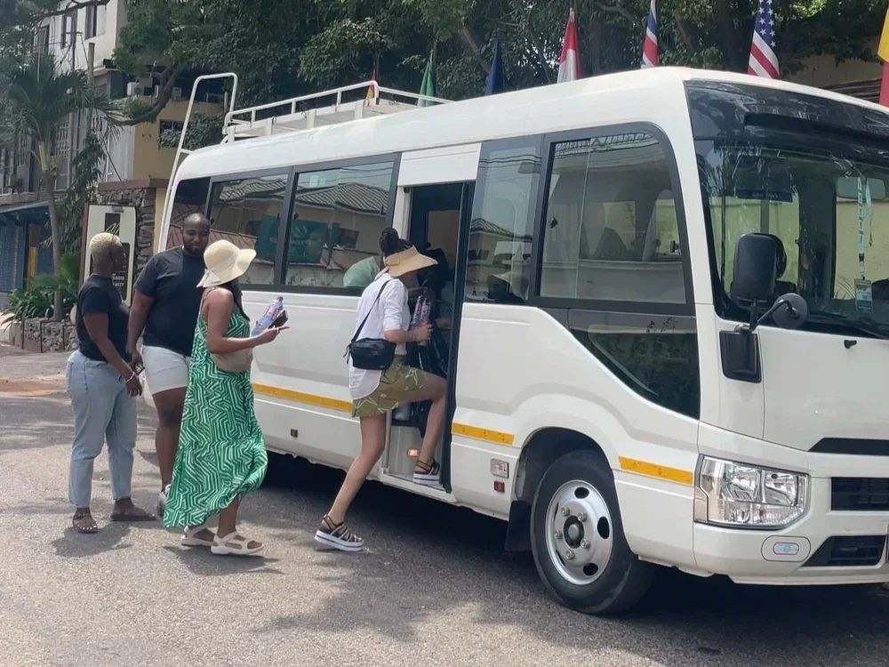 Toyota Coaster Bus Rental to Eastern region