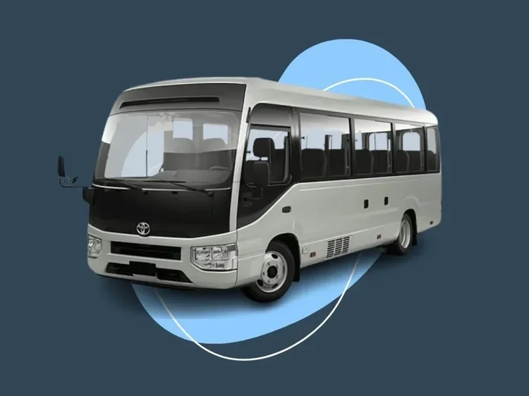 Toyota Coaster bus rental to Northern region