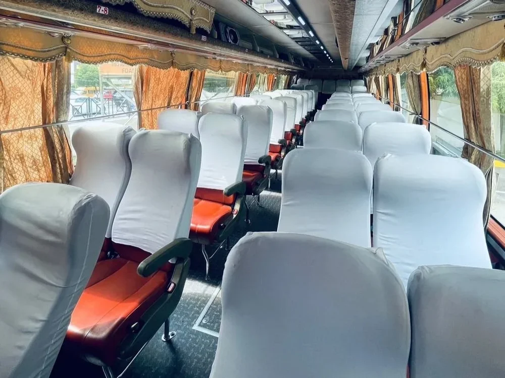 KIA Granbird Coach Bus for Rent to Akosombo