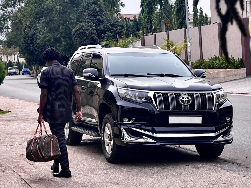 Private Toyota Land Cruiser Prado SUV Car Rental in Ghana