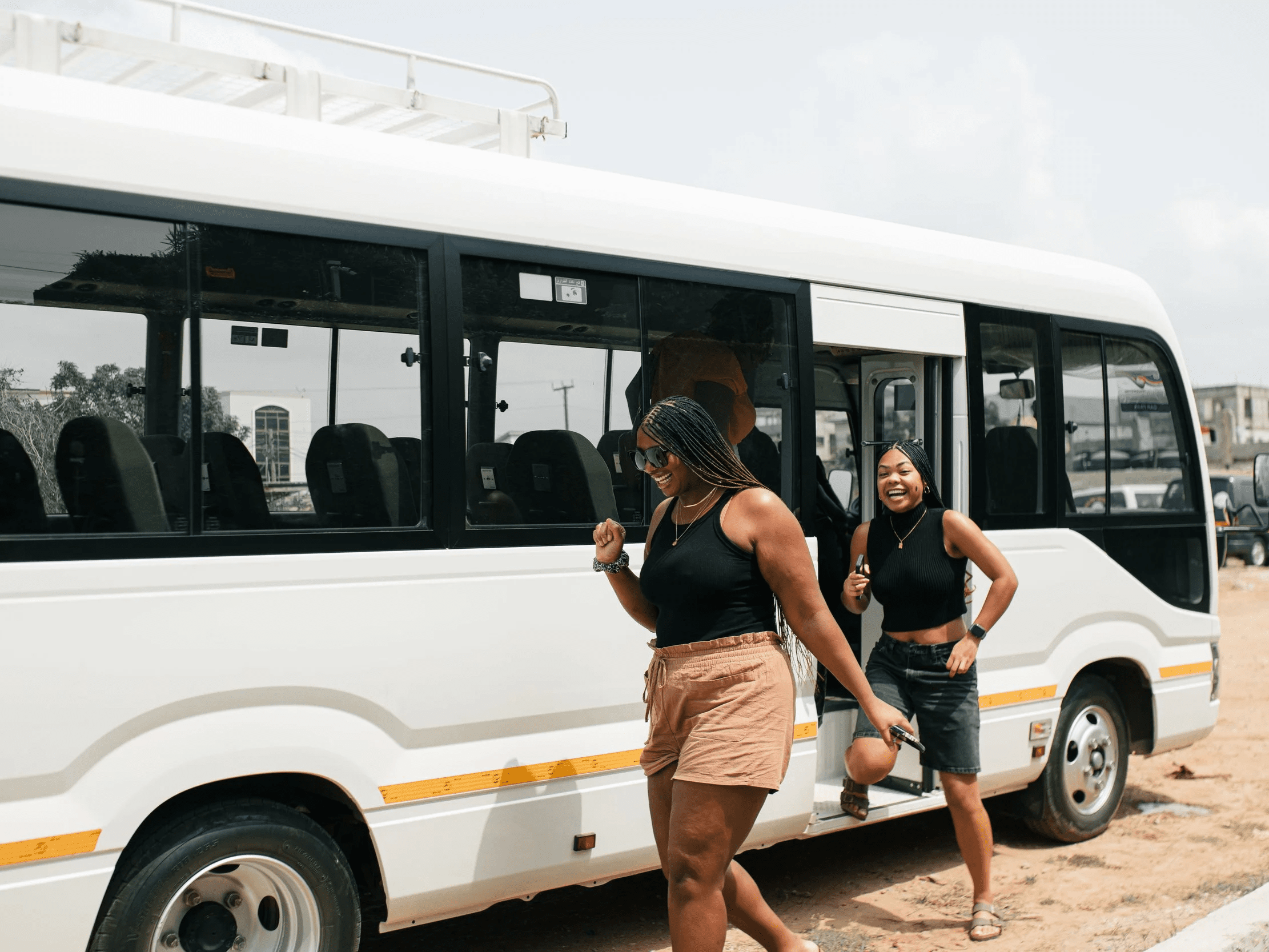 Toyota Coaster Bus Rental to Ada