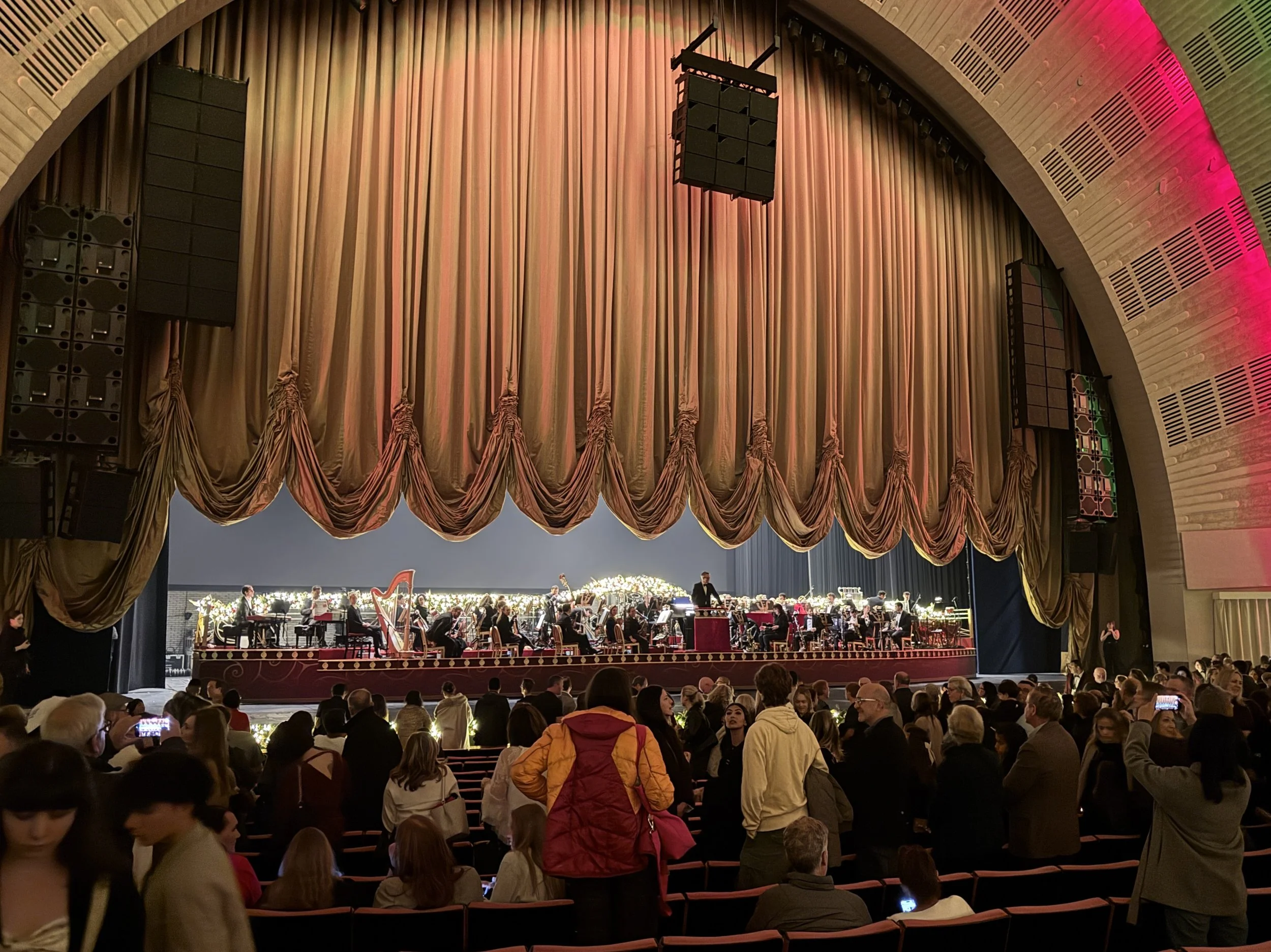 Radio City Hall Orchestra during The Christmas Spectacular show