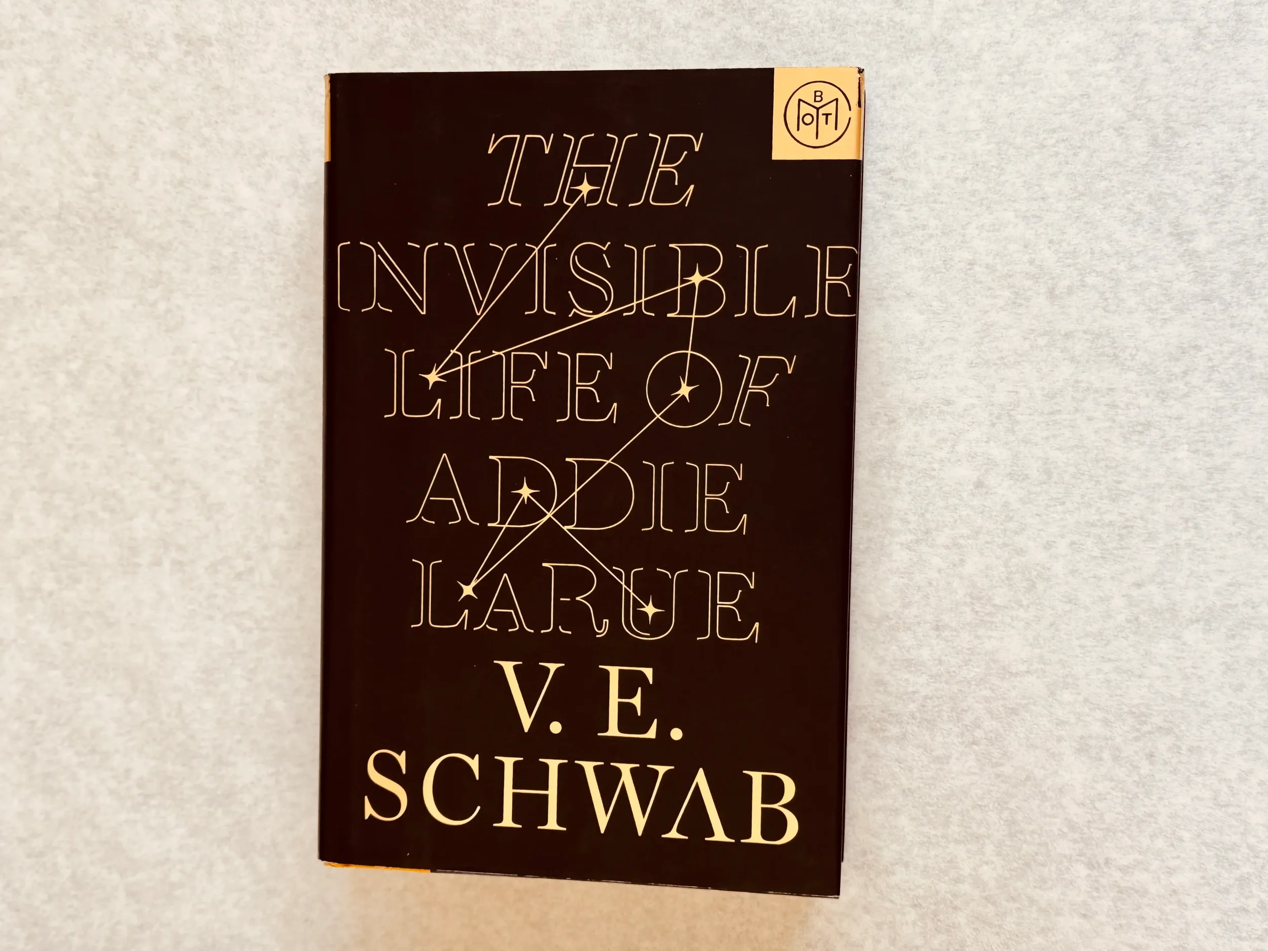 The Invisible Life of Addie LaRue by V.E. Schwab book cover accompanying our October Book Pick essay.
