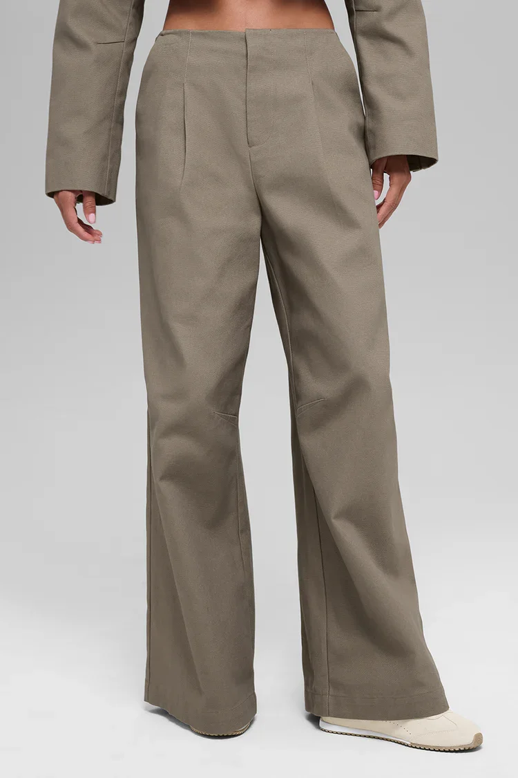 High-waist Wide Leg Trouser - ALO