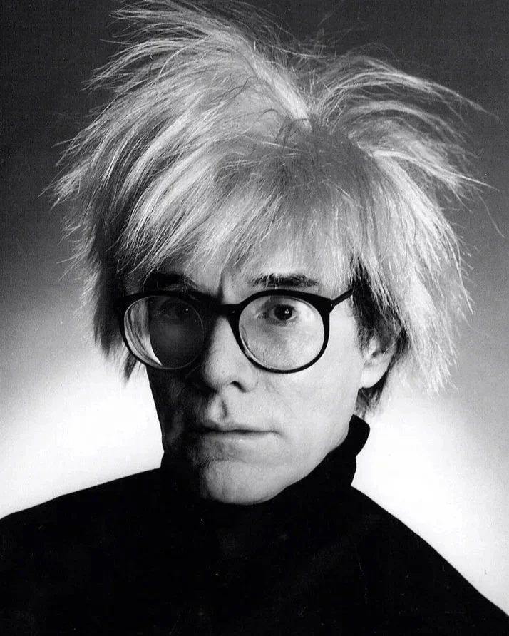 Portrait of Andy Warhol, the influential pop art artist known for redefining modern art through celebrity imagery, consumer culture, and creative experimentation.
