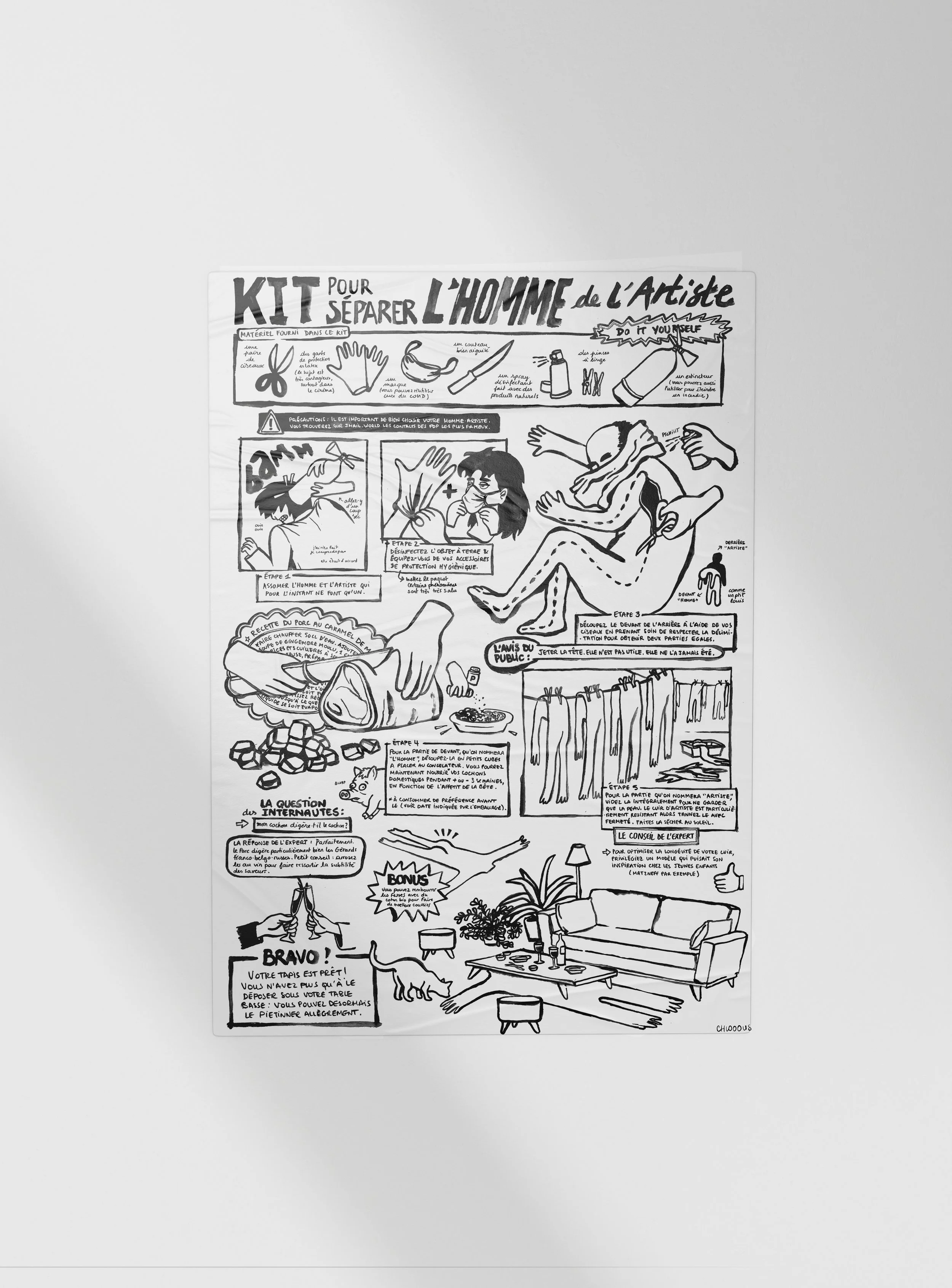 KIT POUR SEPARER L'HOMME DE L'ARTISTE