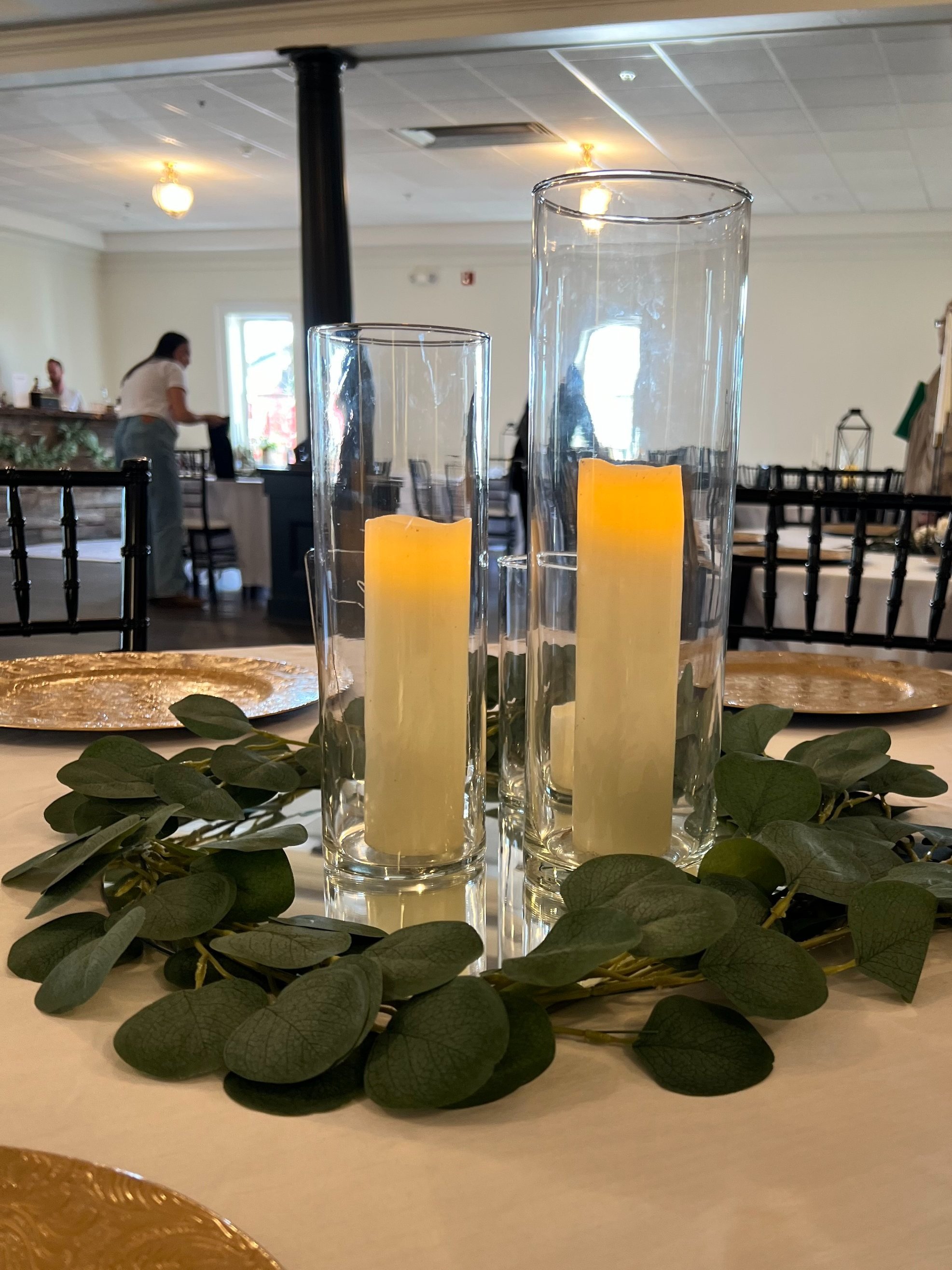 Skinny Warm LED Candles (4-8")