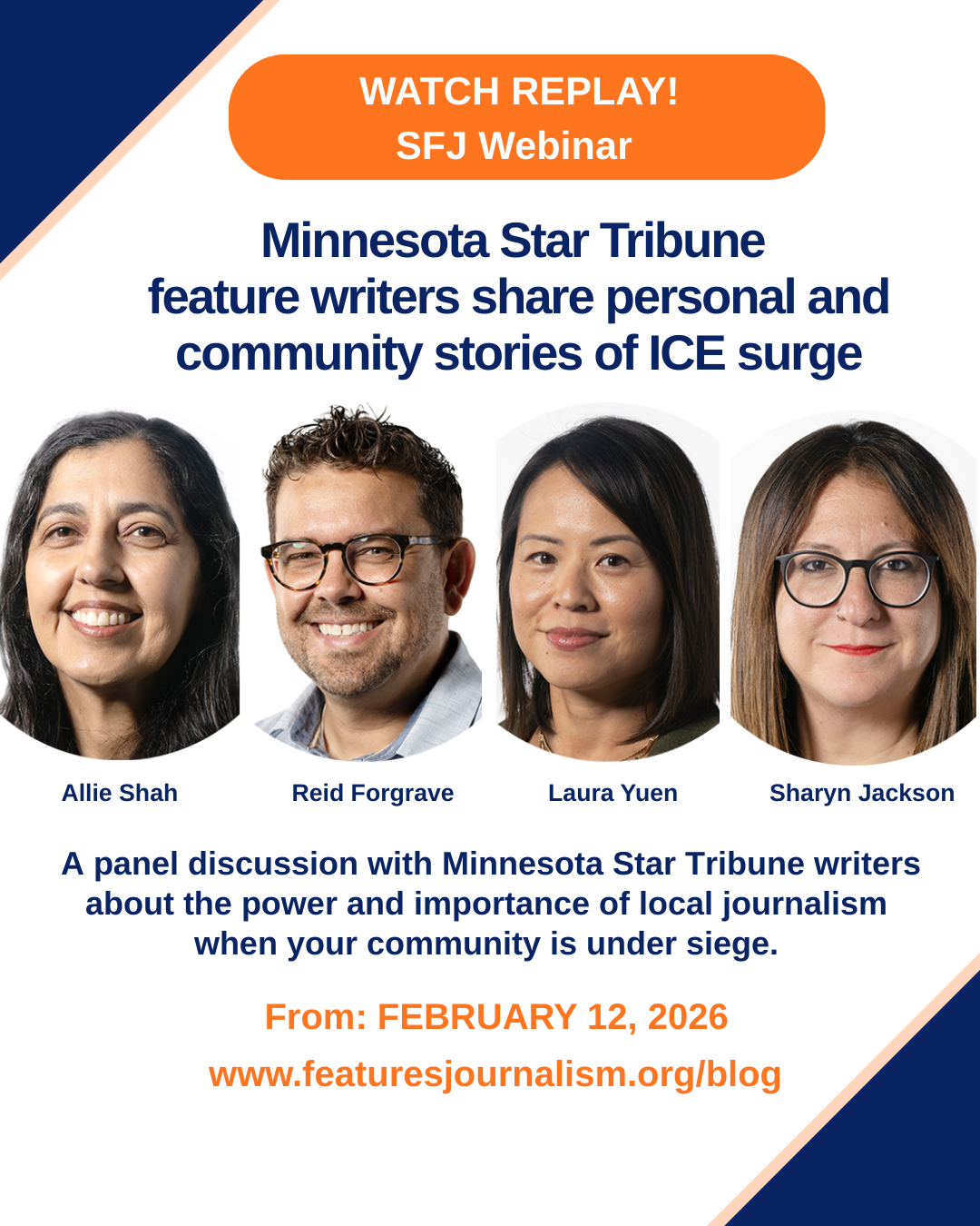 Watch replay: Minnesota Star Tribune feature writers share tales from the front lines of the ICE surge