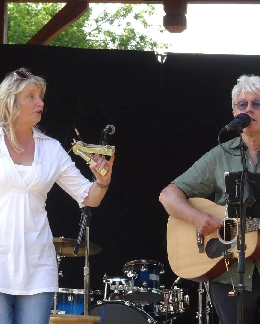 Performing at the Bobcaygeon Concert in the Park stage in 2025