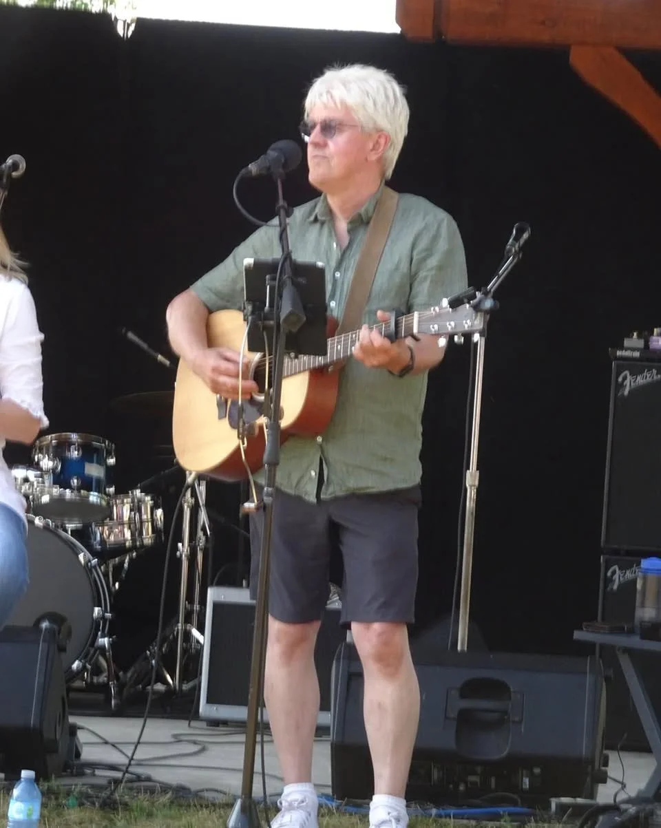 Pete at the Bobcaygeon Concert in the Park stage in 2025