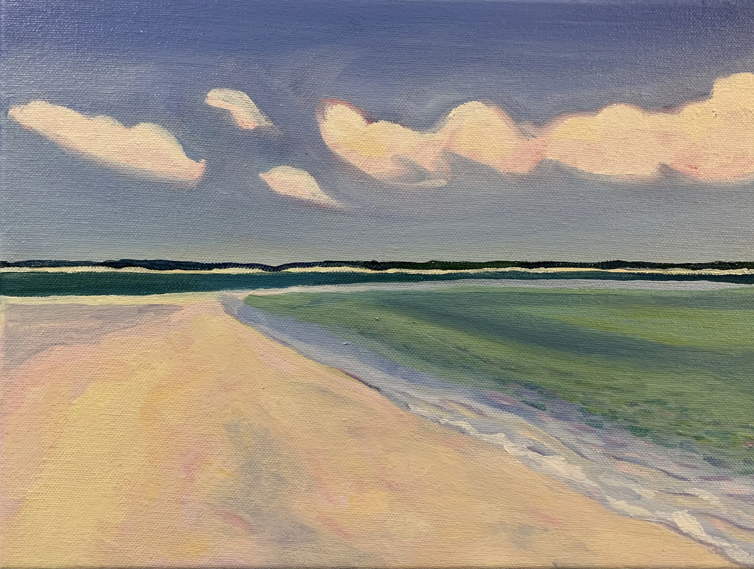 Pocomo Beach, Nantucket
oil on canvas
9" x 12"