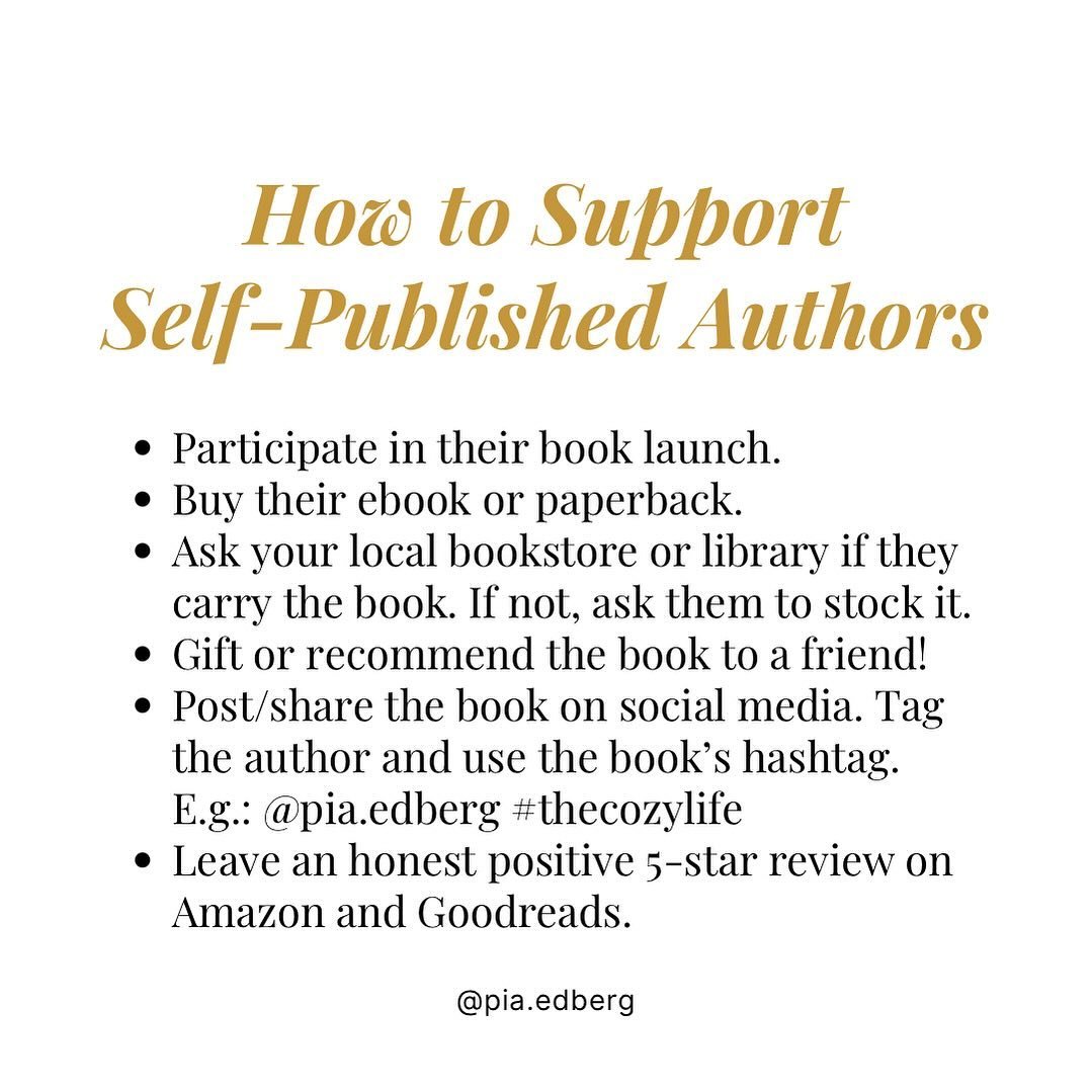 ❤️ Not sure how to support your self-published author? Here&rsquo;s how. Like, share and save! 

#creativity #writer #author #aspiringauthor #books #editor #selfpublishing #writingabook #bookcoach #selfpublish #writersofinstagram #newauthor #indieaut