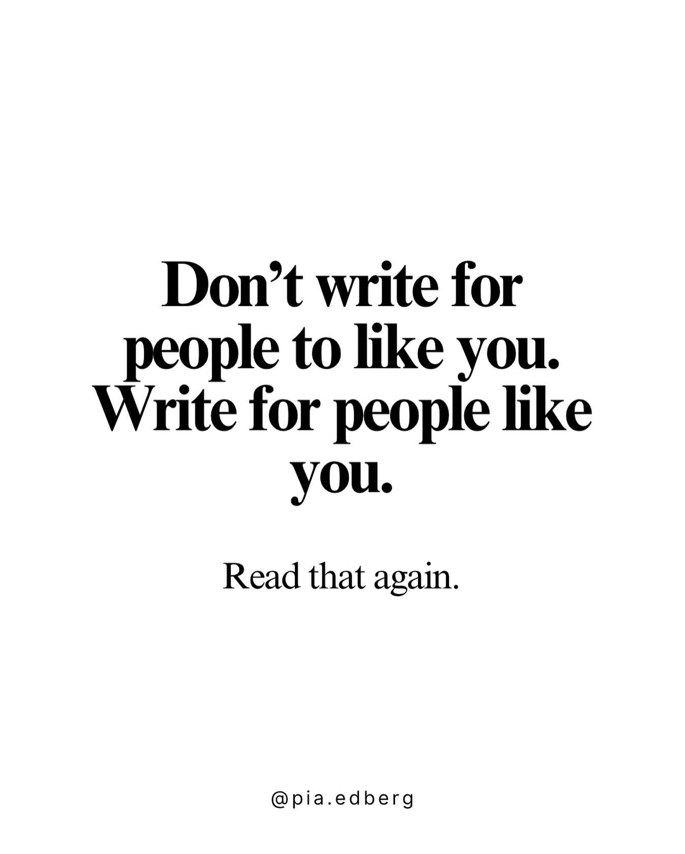 Your authenticity is the most powerful frequency. When you&rsquo;re you, you magnetize those who resonate and repel those who don&rsquo;t. This is a good thing. Remember that the next time you&rsquo;re writing. 

If you&rsquo;re ready to write for th