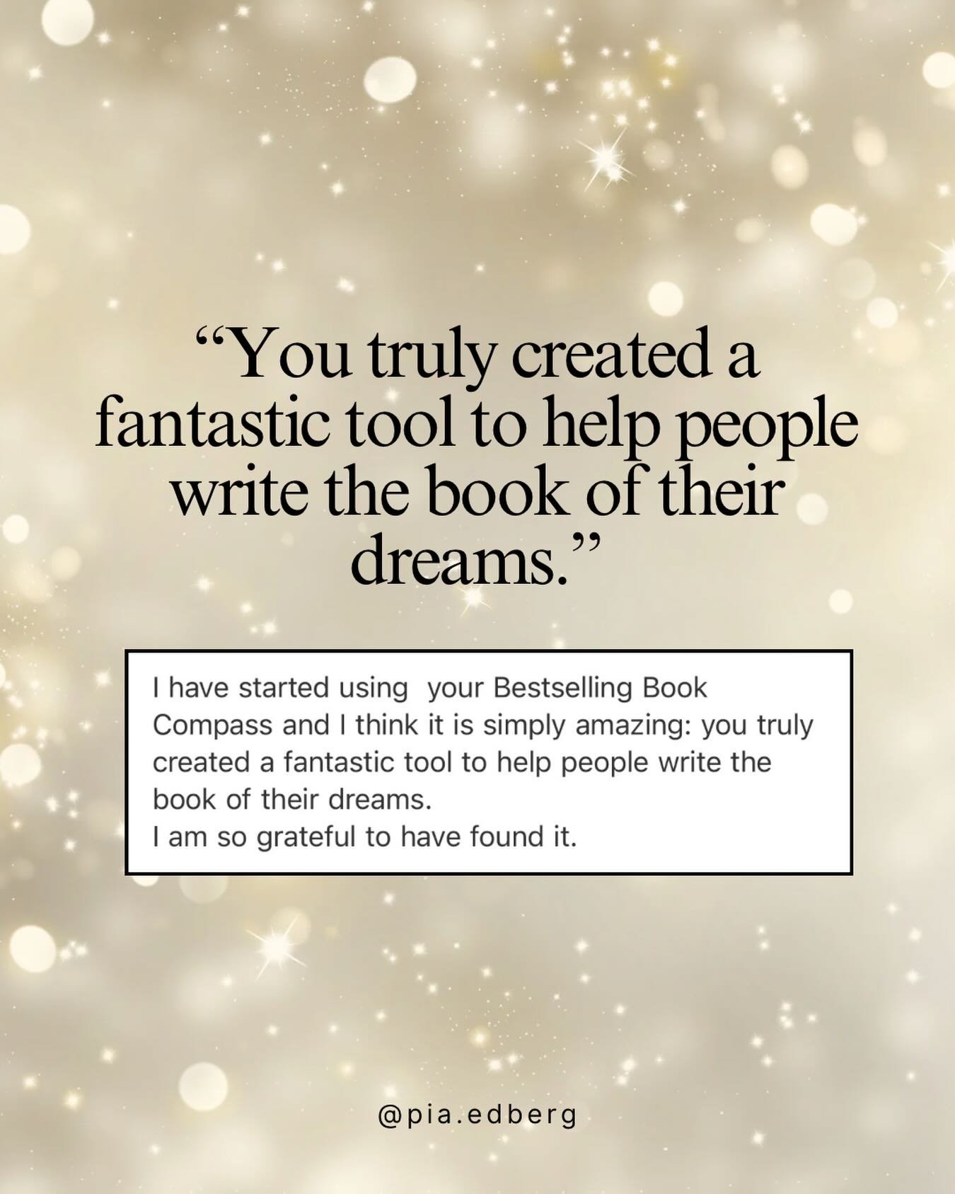 So grateful for everyone who trusts me to guide their books into the world. ❤️✨🙏

Comment BESTSELLER to grab the $7 Bestselling Book Compass and finally start the book of YOUR dreams👇🏼