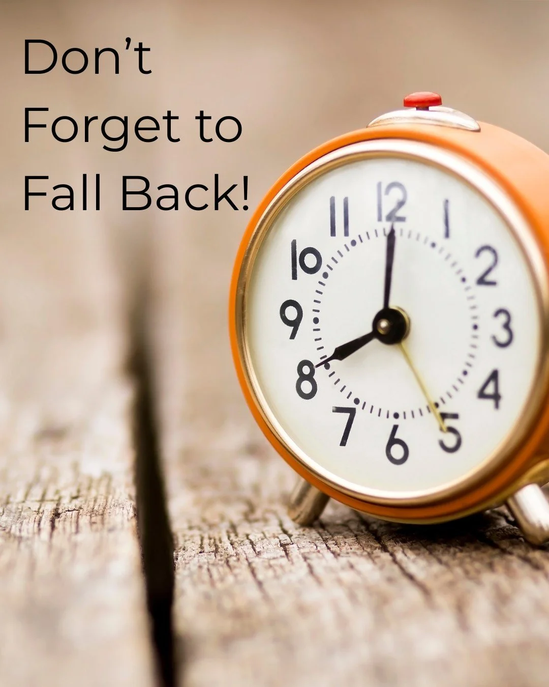 Daylight Saving Time ends this weekend, so don't forget to set your clocks back one hour before bed on Saturday, November 1st. 

The good news? You get an extra hour of sleep!

We'll see you Sunday morning at our regular service times - 8am and 10am.