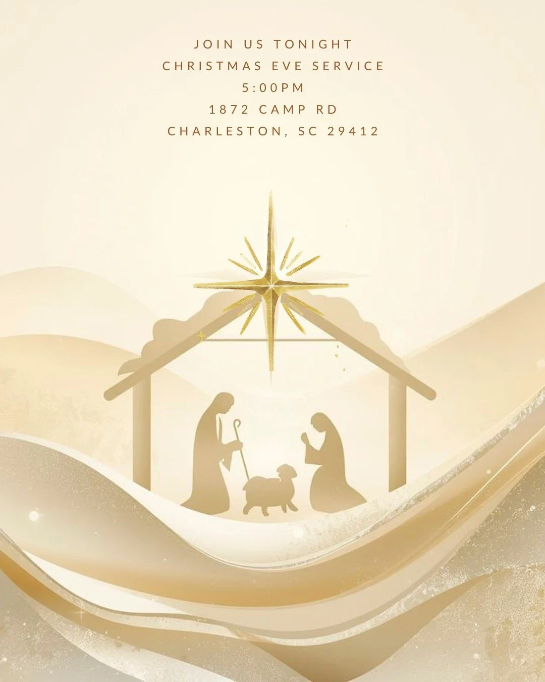 Join us tonight for Christmas Eve Service

Festal Eucharist at 5:00 pm

The traditional Christmas Eve service will include the singing of Silent Night to candlelight.

#christmaseve #christmaseveservice #saintjamesepiscopal #jamesisland #charlestonsc