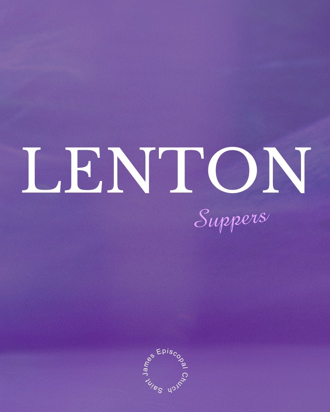 🕯️ Lenten Suppers Continue 🕯️

Join us Wednesday, March 4th and March 11th from 5:30-7:00pm for a simple supper of soup, salad, and bread, followed by Compline in the Chapel at 6:30pm.

It's a beautiful midweek pause during Lent to gather, eat, and