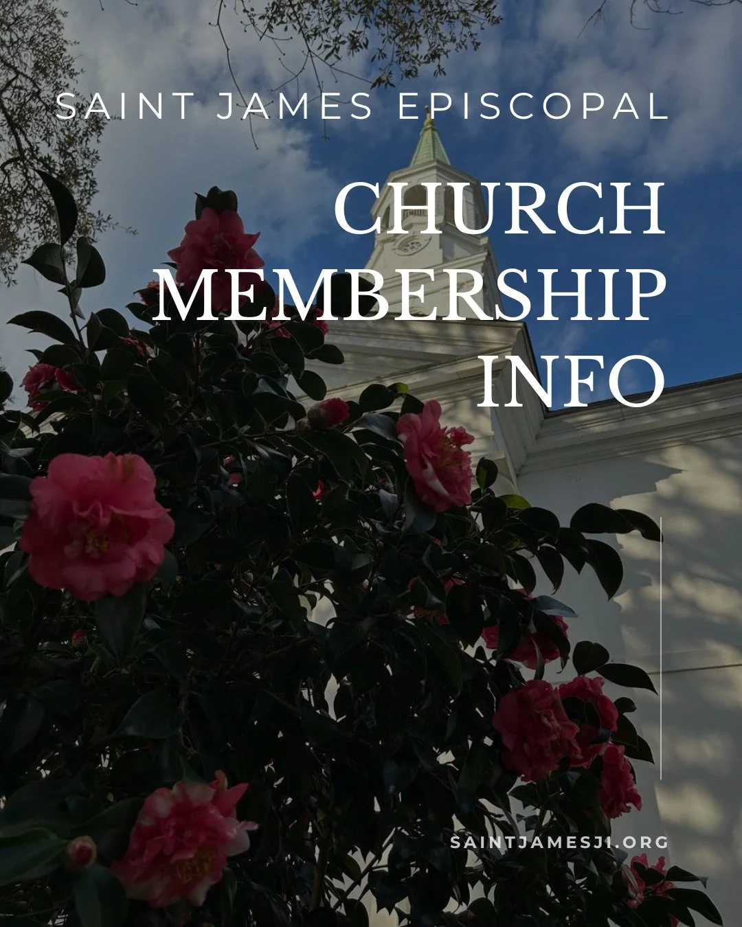 ⛪️ Thinking About Joining Saint James? ⛪️

We'd love to have you as part of our church family! Becoming a member is simple and welcoming.

If you're interested in becoming a member, we have a Membership Information Form available.

It's a simple way 
