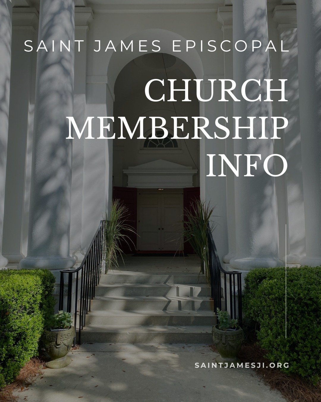 ⛪️ Thinking About Joining Saint James? ⛪️

We'd love to have you as part of our church family! Becoming a member is simple and welcoming.

If you're interested in becoming a member, we have a Membership Information Form available.

It's a simple way 