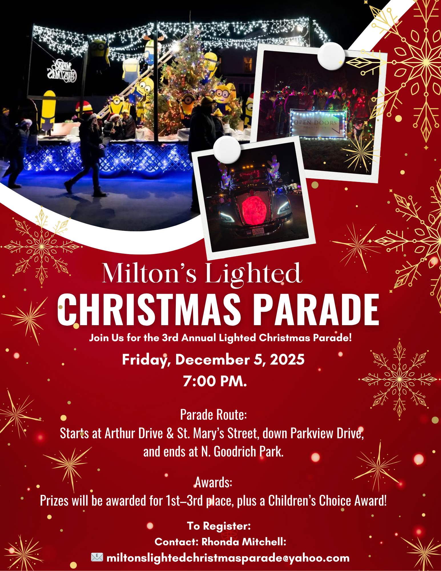 Milton Lighted Christmas Parade