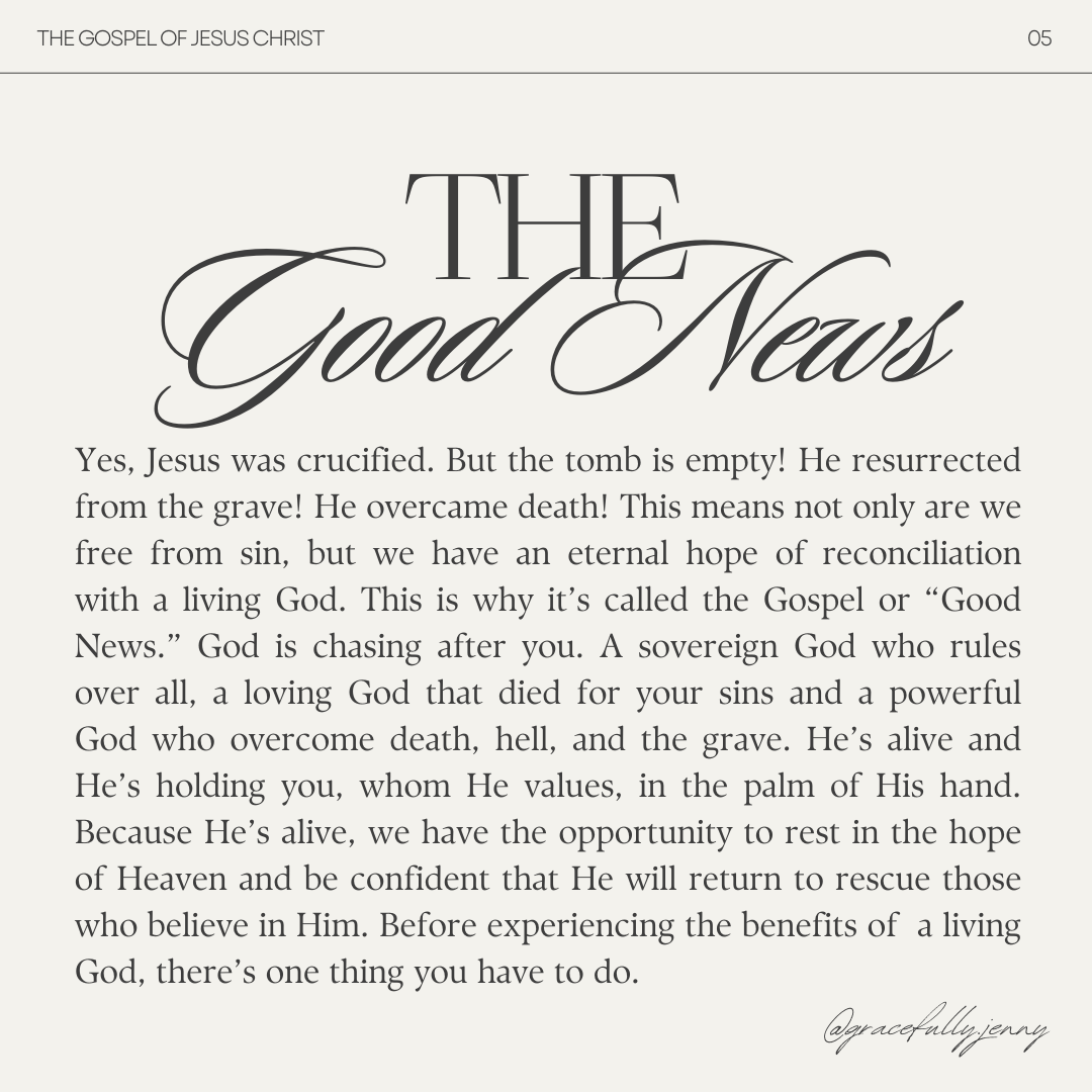 The Gospel Of Jesus Christ Gracefully Jenny